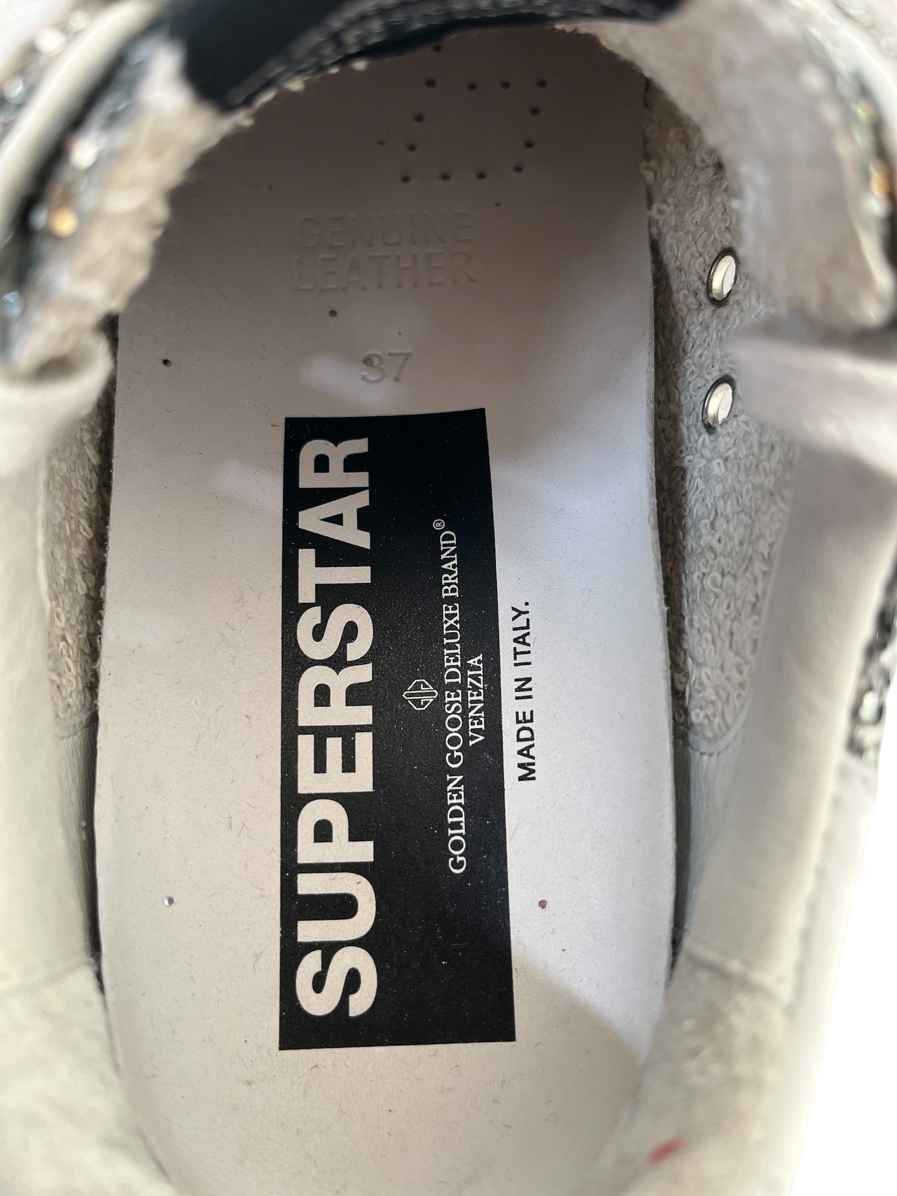 GOLDEN GOOSE/Low-Sneakers/EU 37/Glitter/GRY/Leopard Glitter view 3