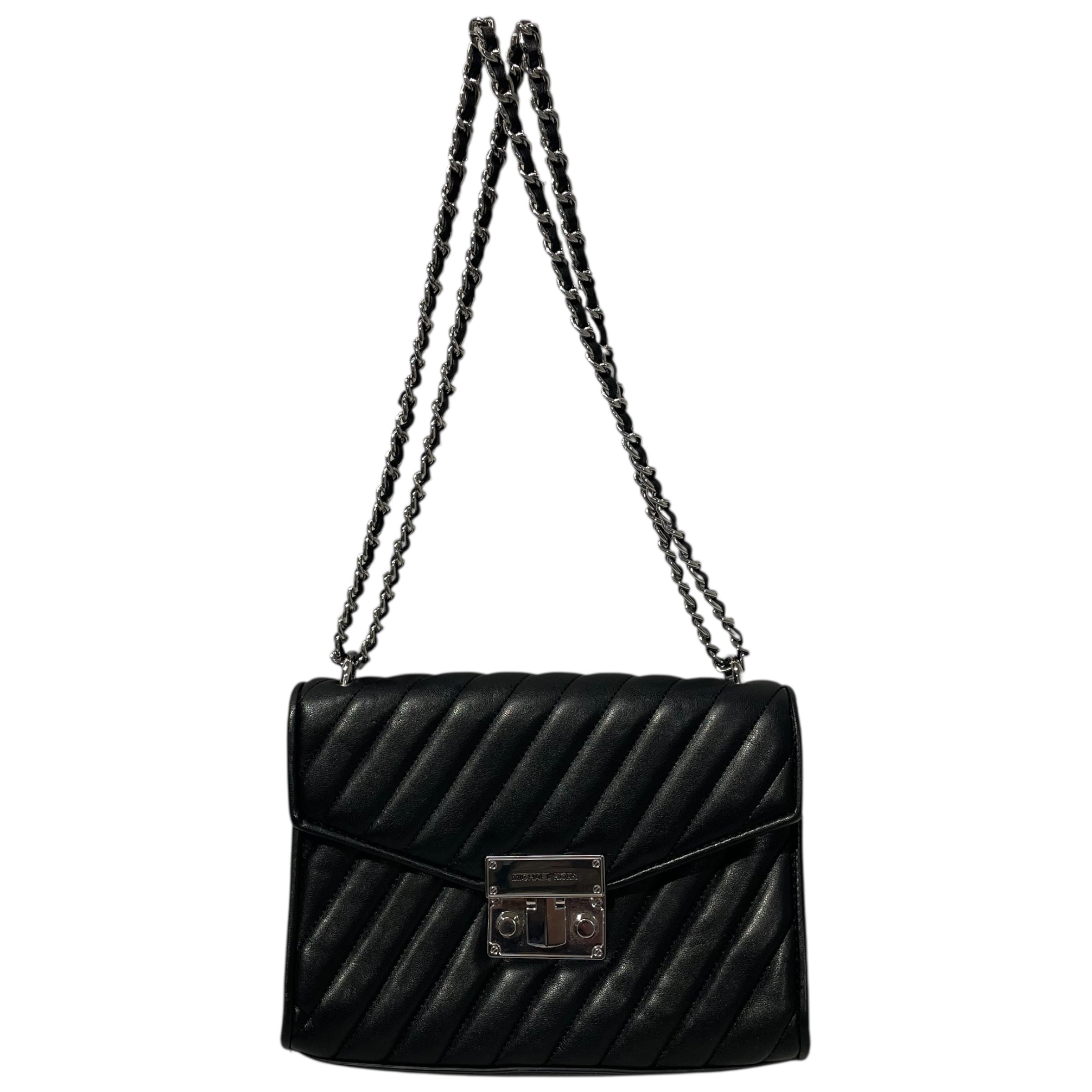 MICHAEL KORS/Cross Body Bag/Leather/BLK/ view 1