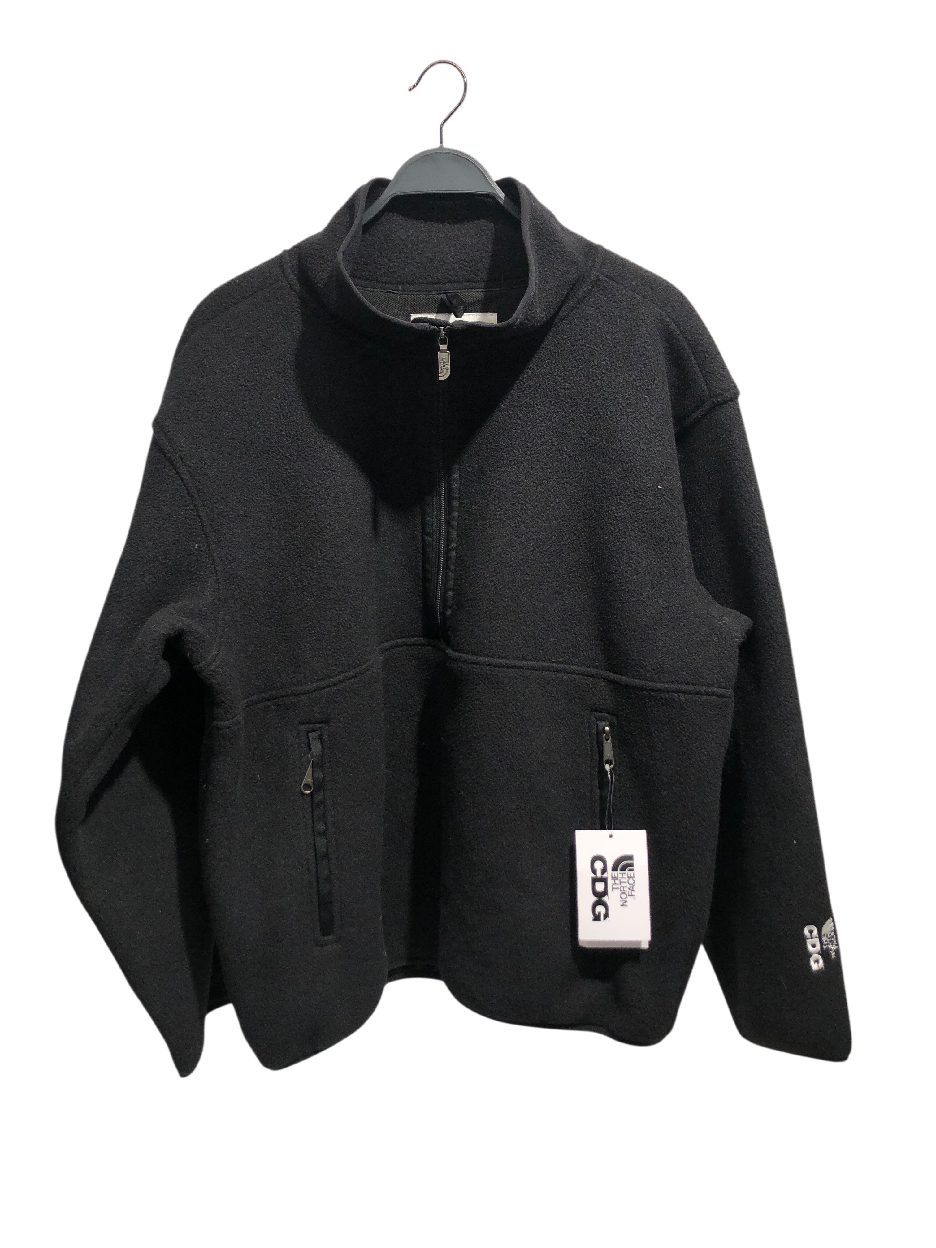 THE NORTH FACE/CDG/Fleece Jkt/L/Cotton/BLK/ view 1