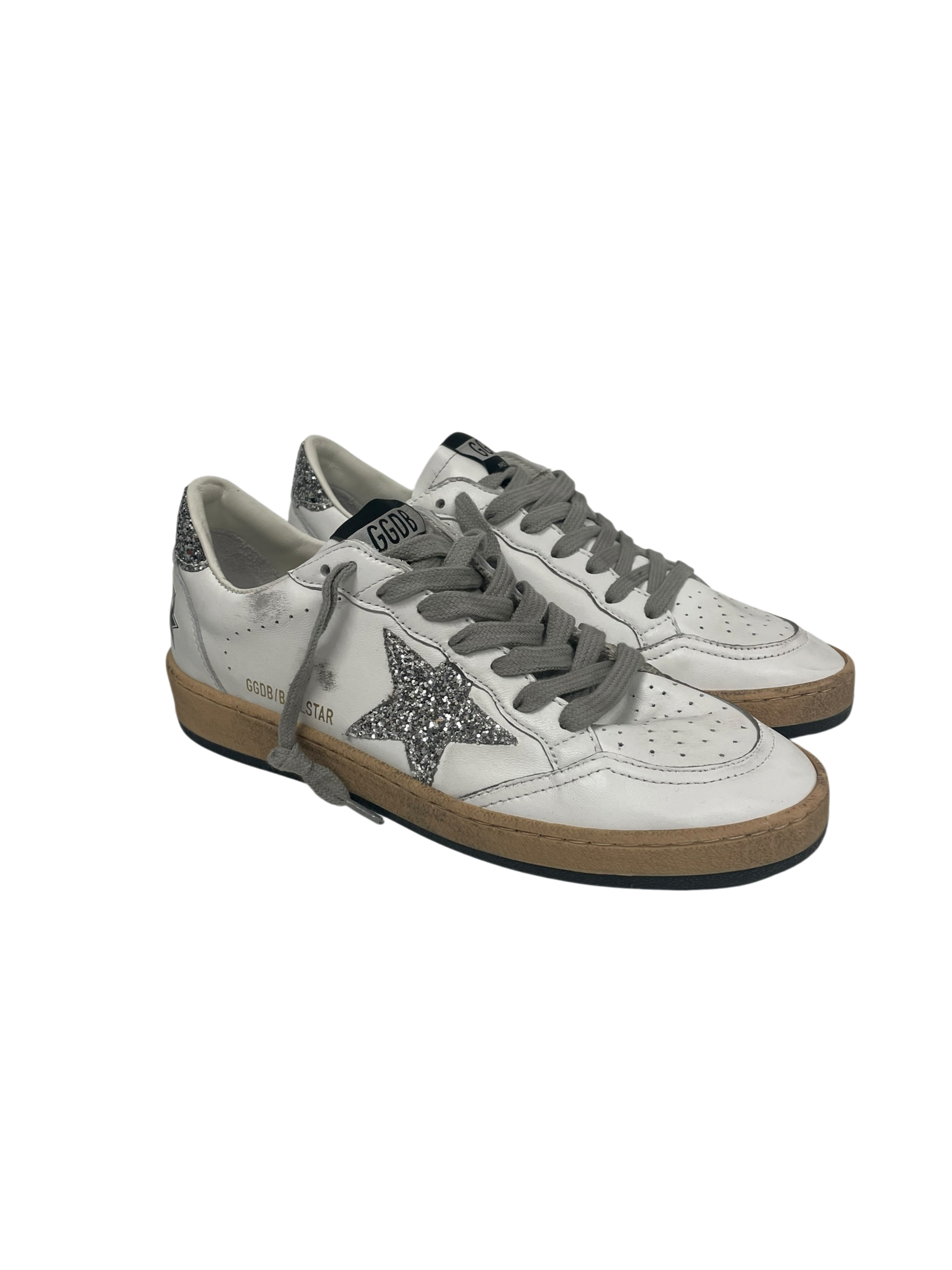 GOLDEN GOOSE/Low-Sneakers/EU 38/Leather/WHT/BALL STAR view 1