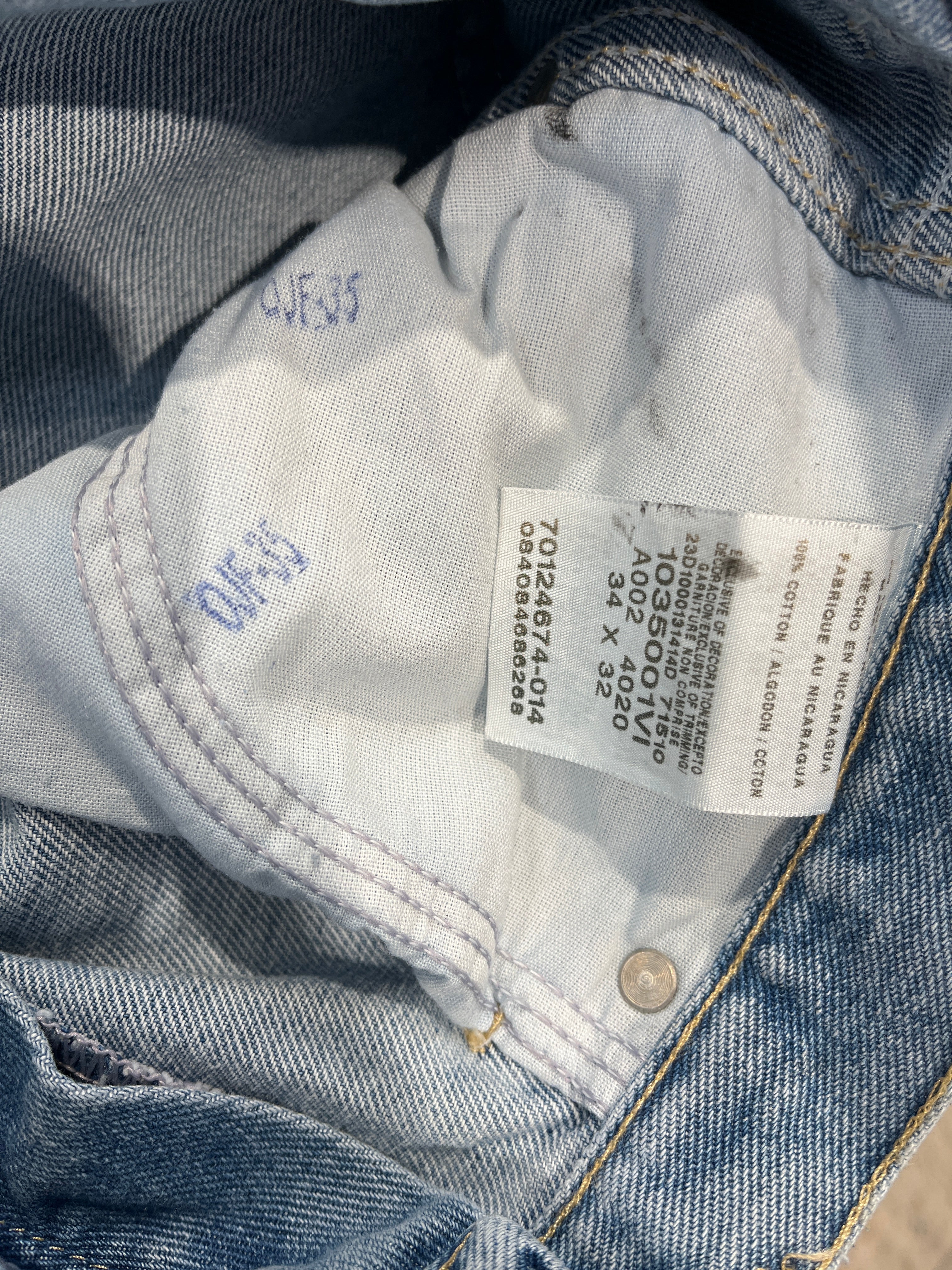 HUBANE/Straight Pants/BLU/BLUE MODIFIED FLARE W BLACK view 3