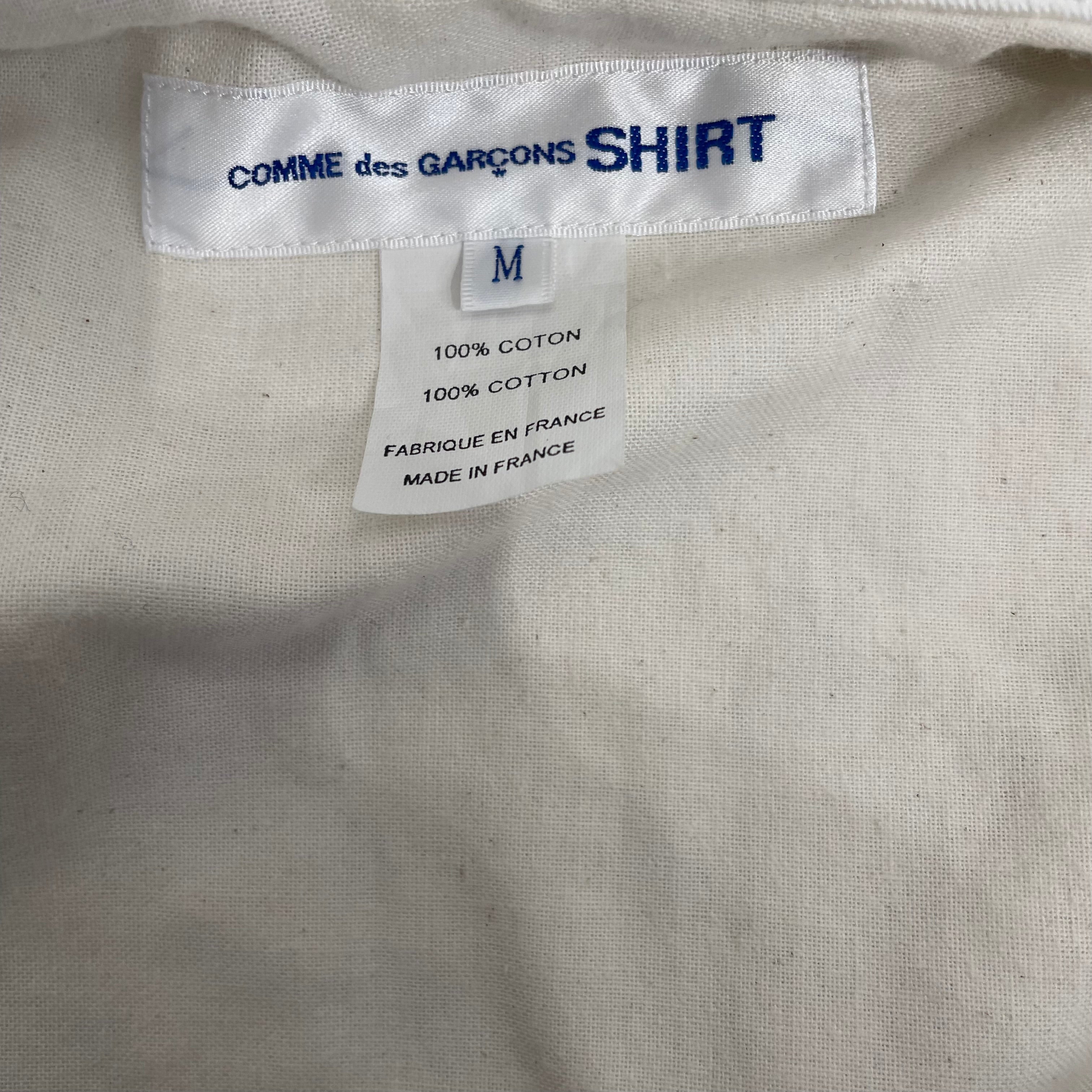 COMME des GARCONS/Jacket/M/Cotton/WHT/Graphic/X CHRISTIAN MARCLAY view 3