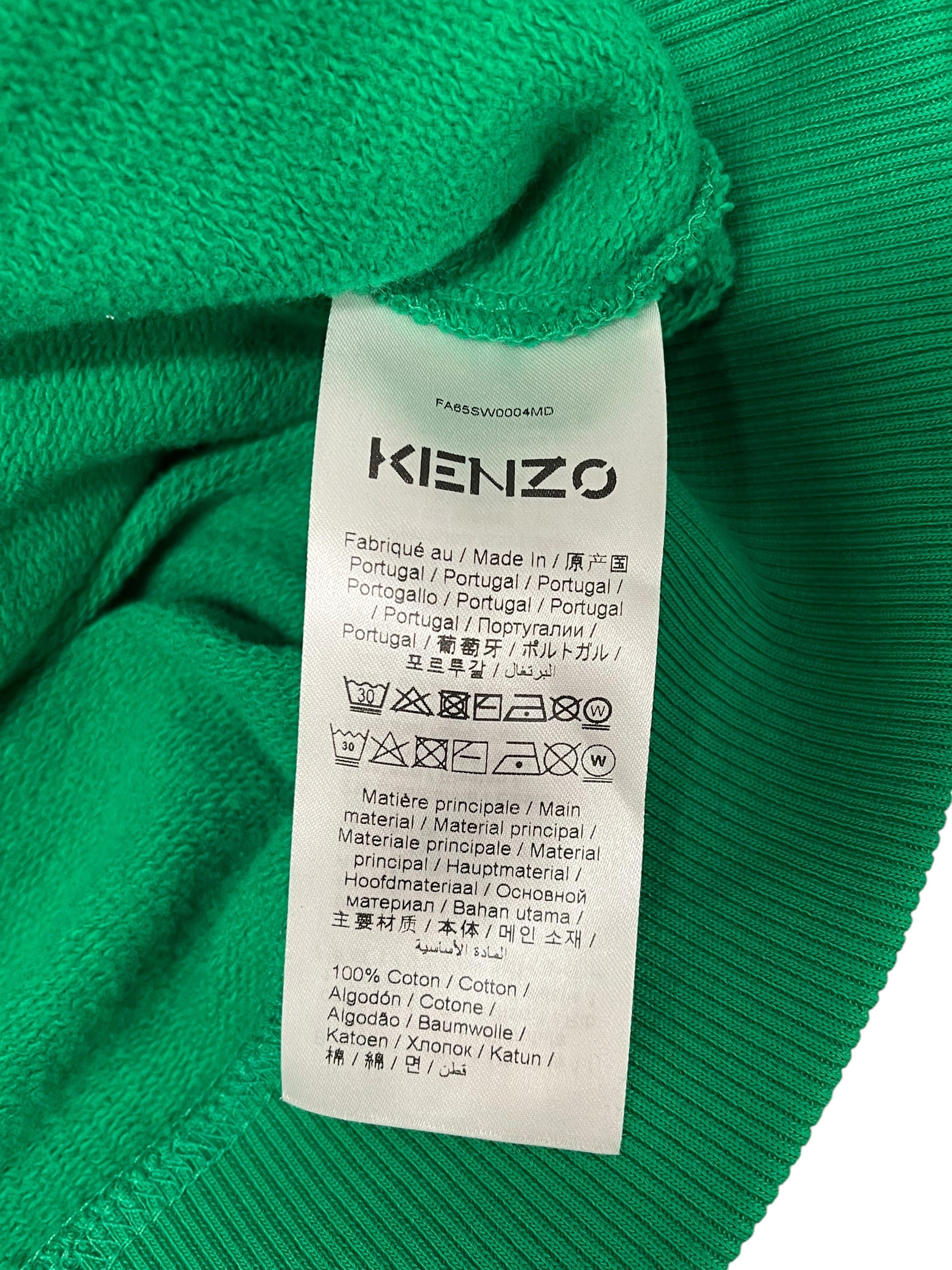 KENZO/Heavy Sweater/S/Cotton/GRN/LOGO SWEATER view 4