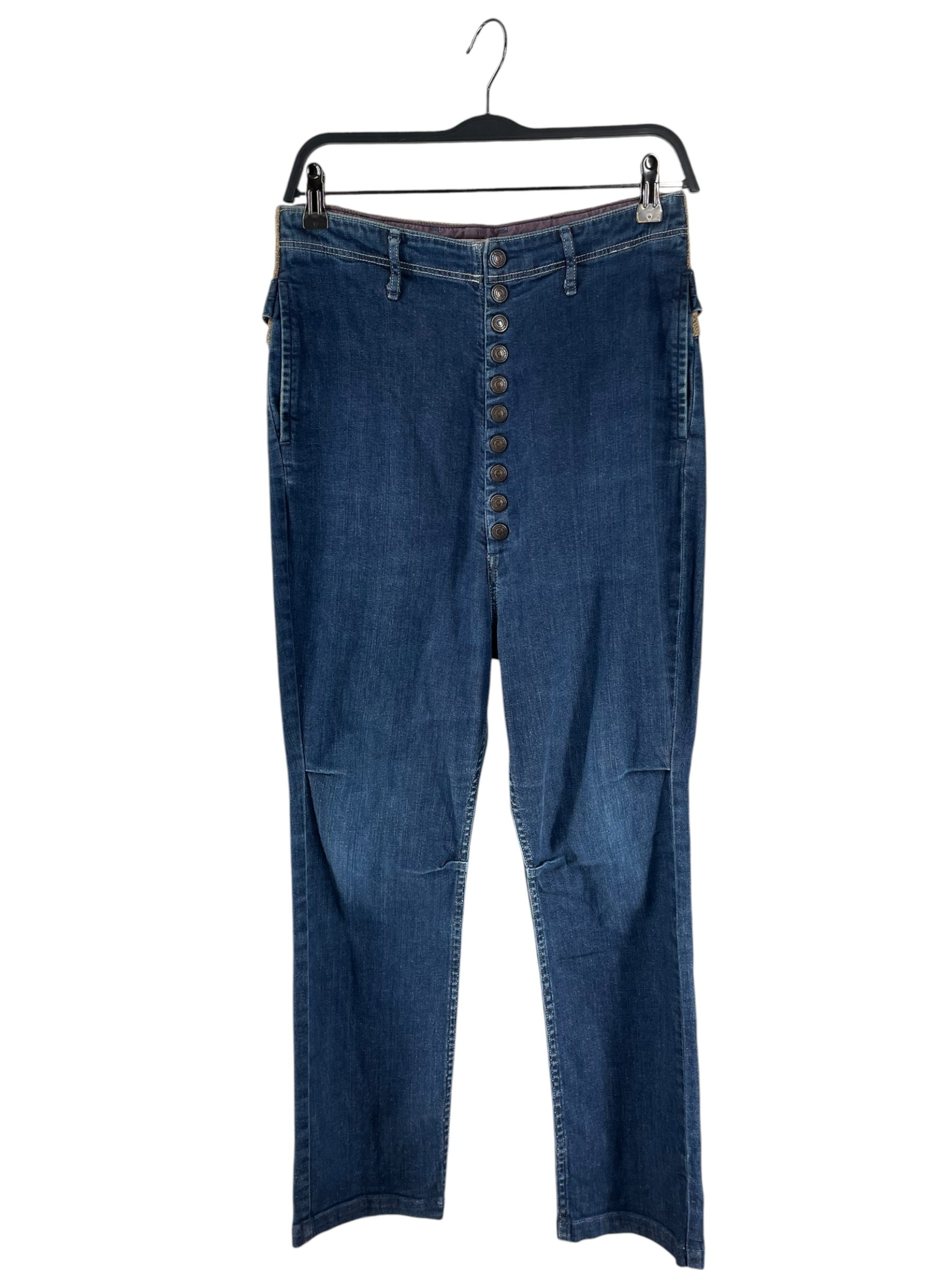 KAPITAL/Pants/1/Cotton/BLU/10 BUTTON CLOSURE view 1