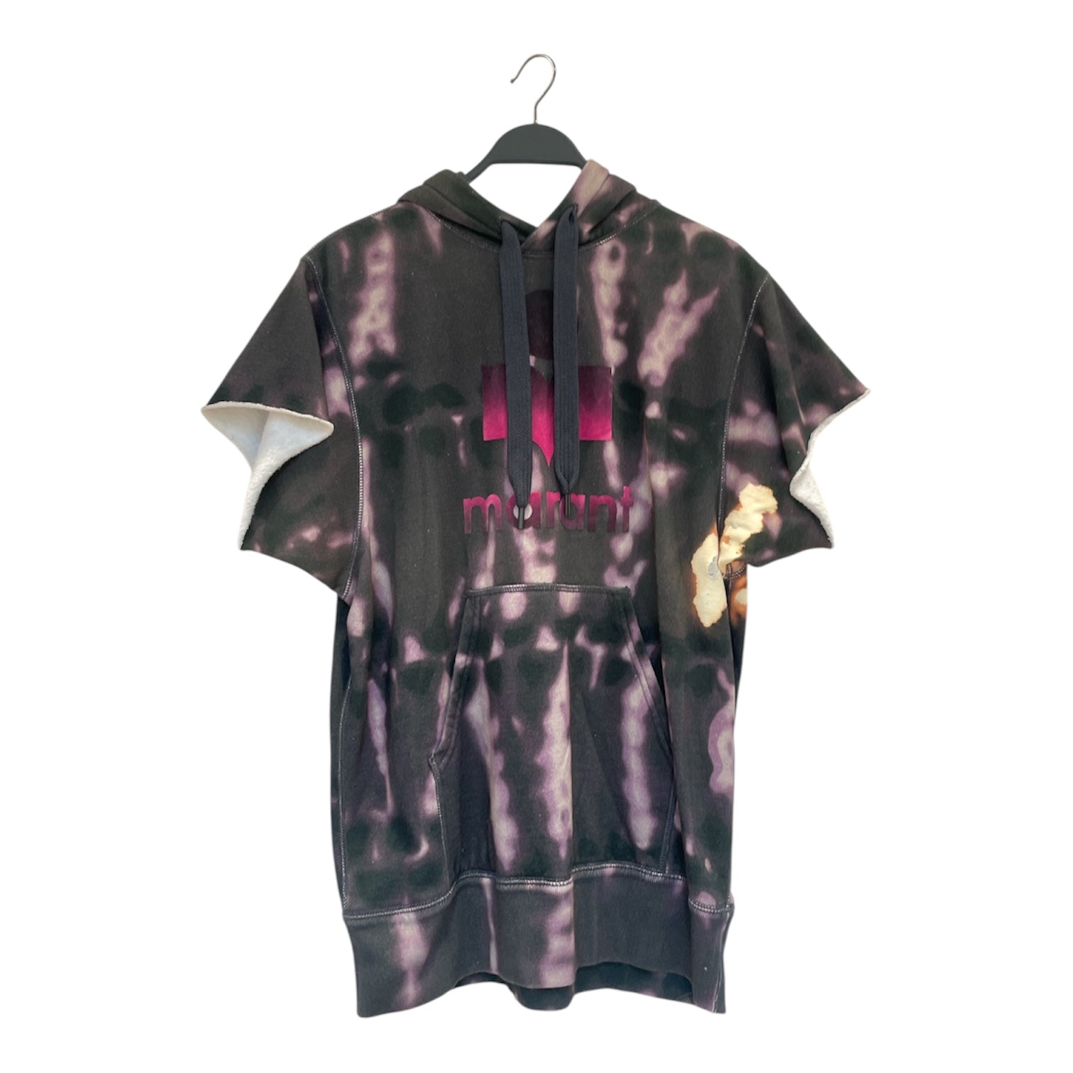 ISABEL MARANT ETOILE/Sweater/36/All Over Print/Cotton/GRY/TYE DYE/PURP/SLEEVELEZZ/NO1501 view 1