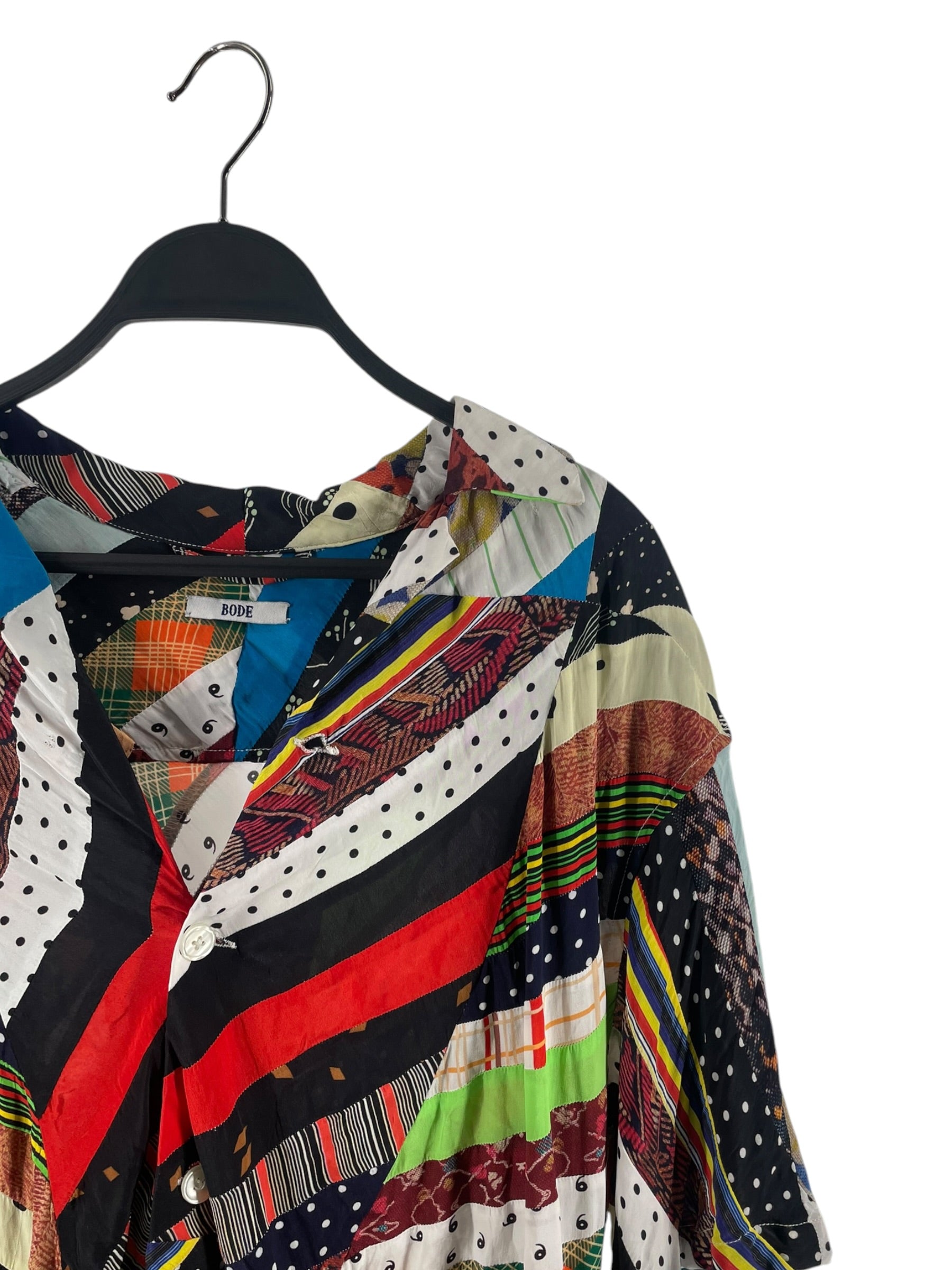 BODE/SS Shirt/M/MLT/All Over Print/PATCHWORK SHIRT view 3