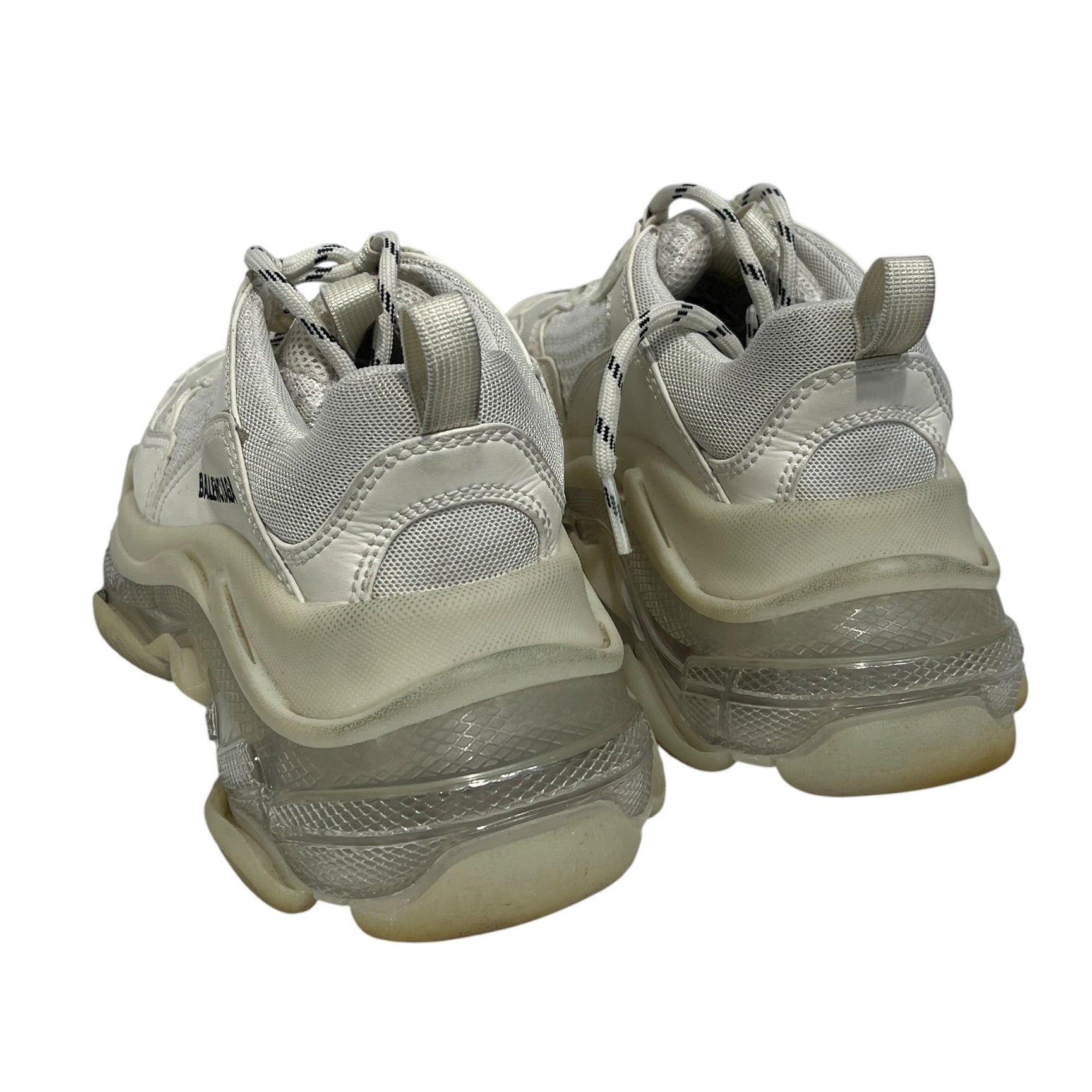 BALENCIAGA/Low-Sneakers/EU 36/Nylon/WHT/Triple S white view 2