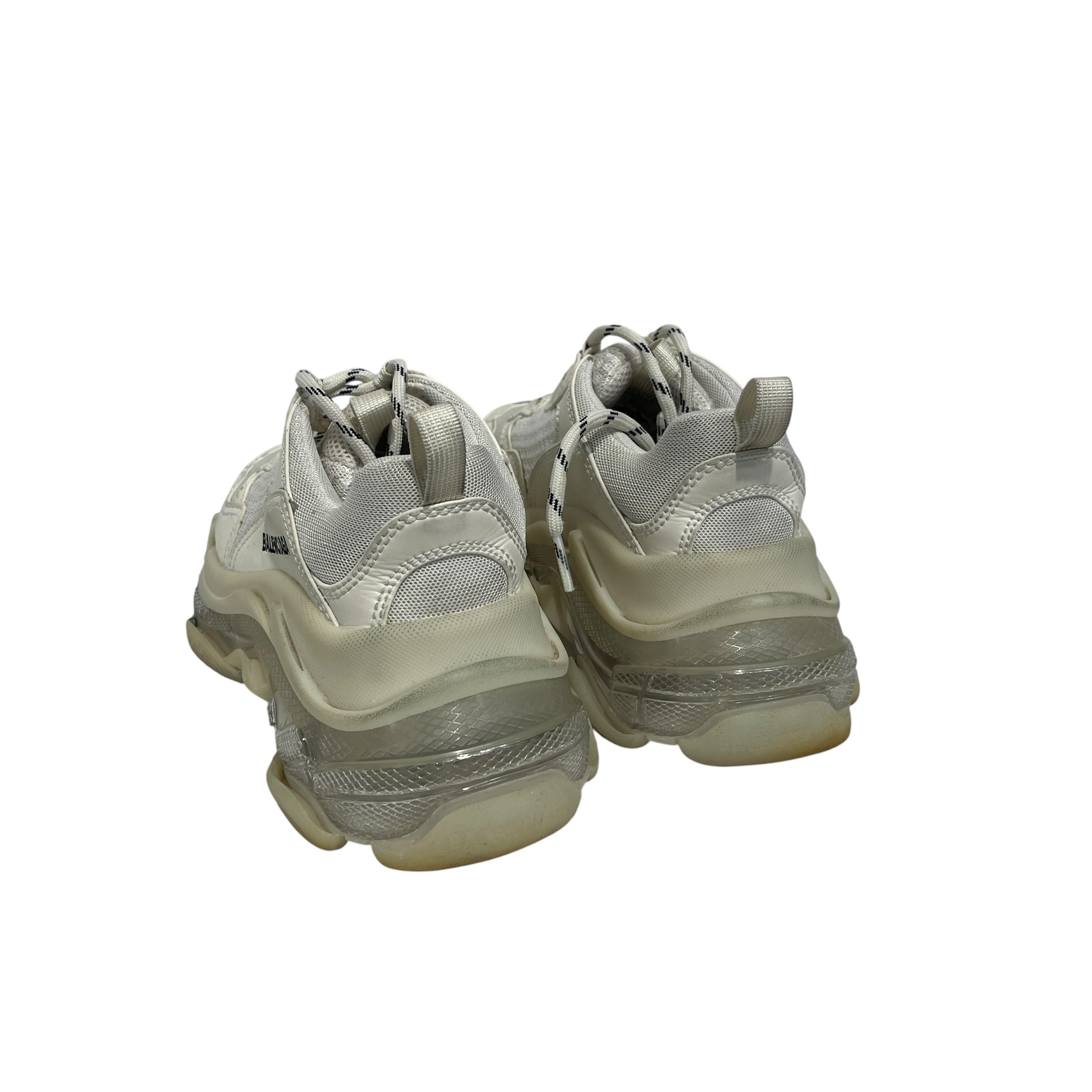 BALENCIAGA/Low-Sneakers/EU 36/Nylon/WHT/Triple S white view 2