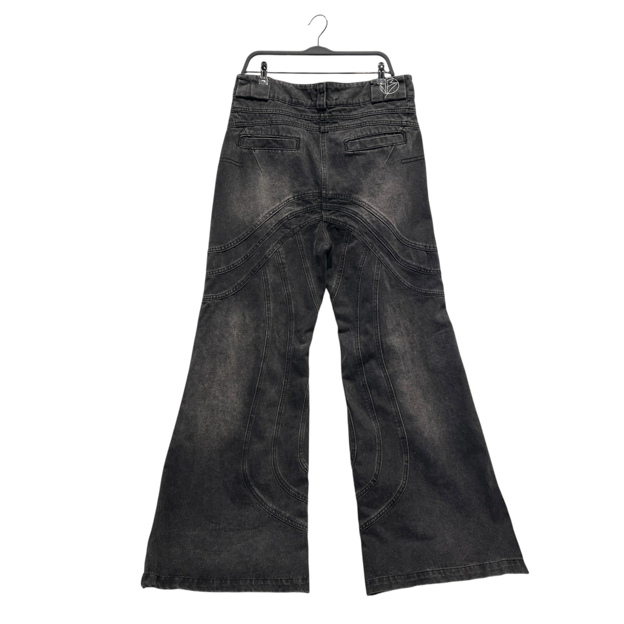 NO/FAITH STUDIOS/Pants/XL/Denim/BLK/WAVY DENIM view 2