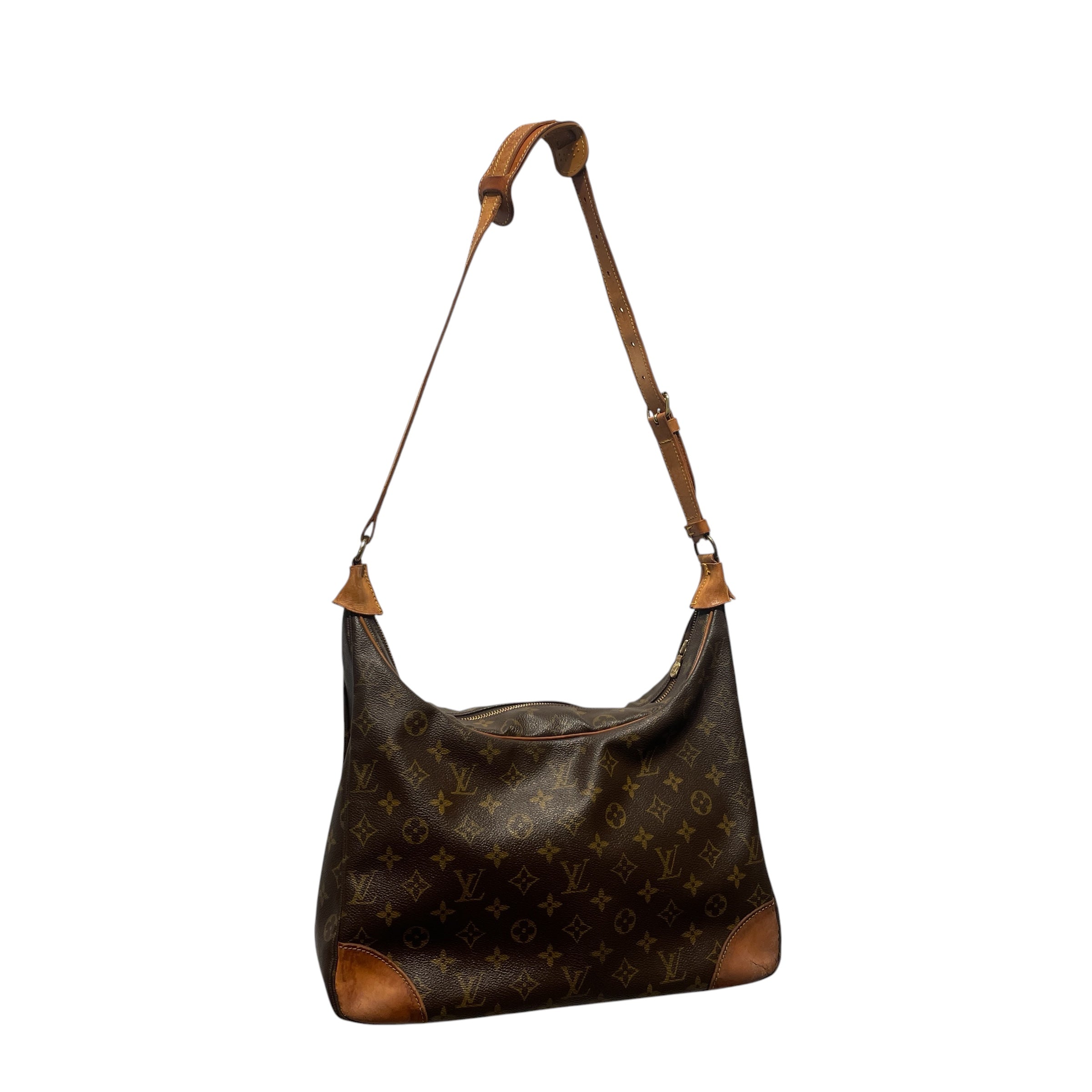 LOUIS VUITTON/Cross Body Bag/Leather/BRW/LOUIS VUITTON BOULOGNE SHOULDE view 1
