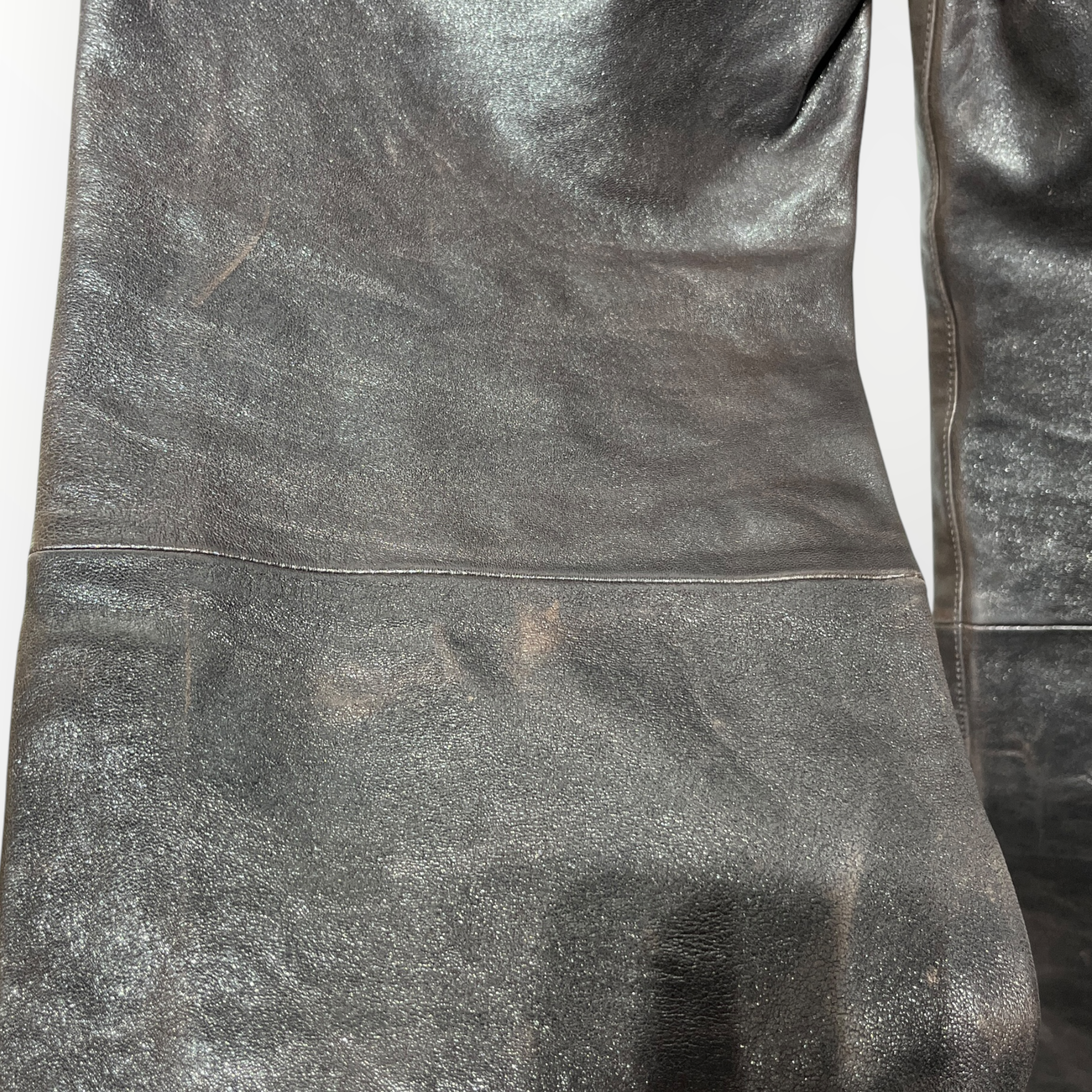 STUSSY/Straight Pants/32/Lambskin/BRW/Lambskin Big 'Ol view 6