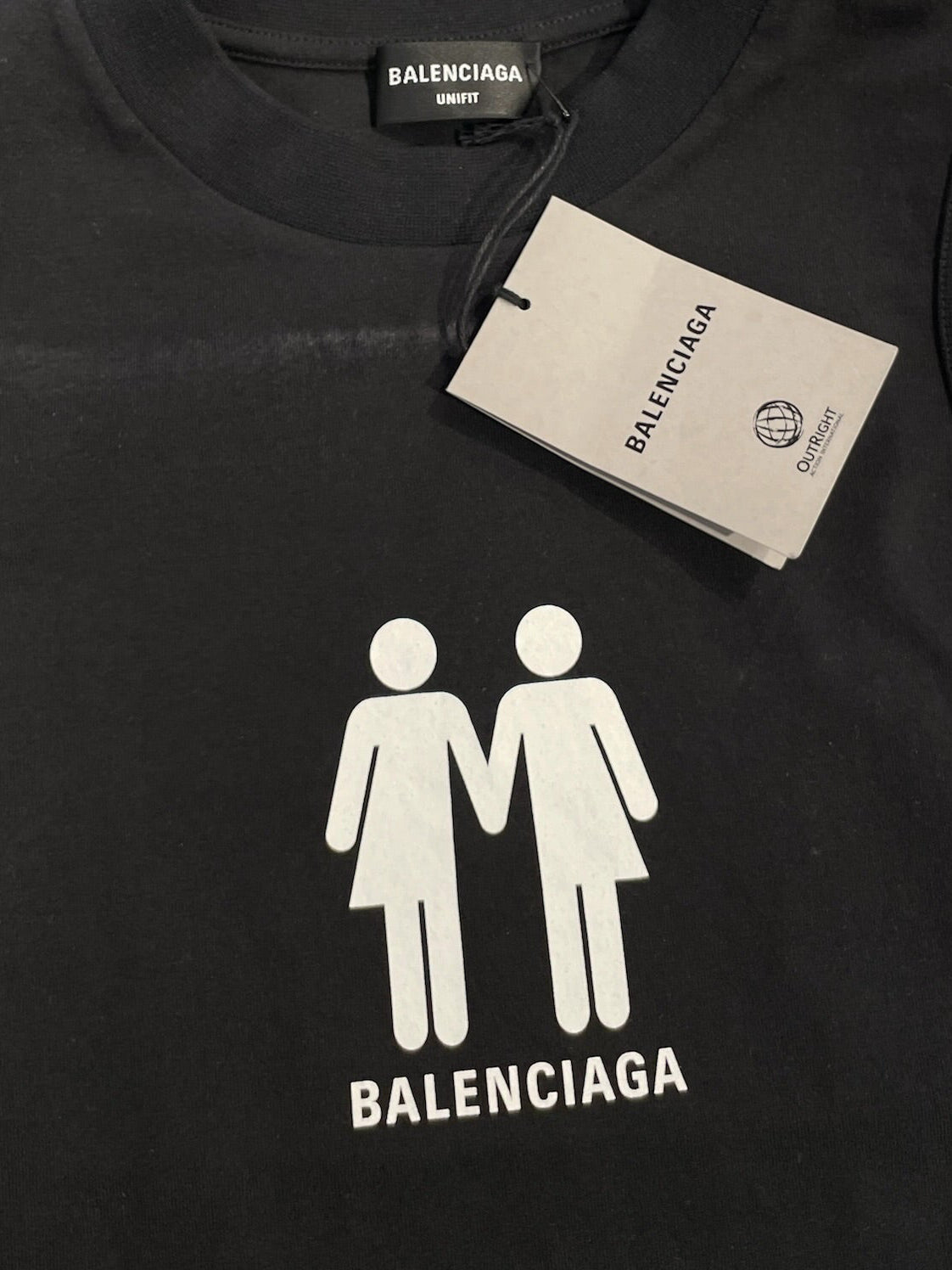 BALENCIAGA/Tank Top/XS/Cotton/BLK/2022 BOY/GIRL PRIDE view 3
