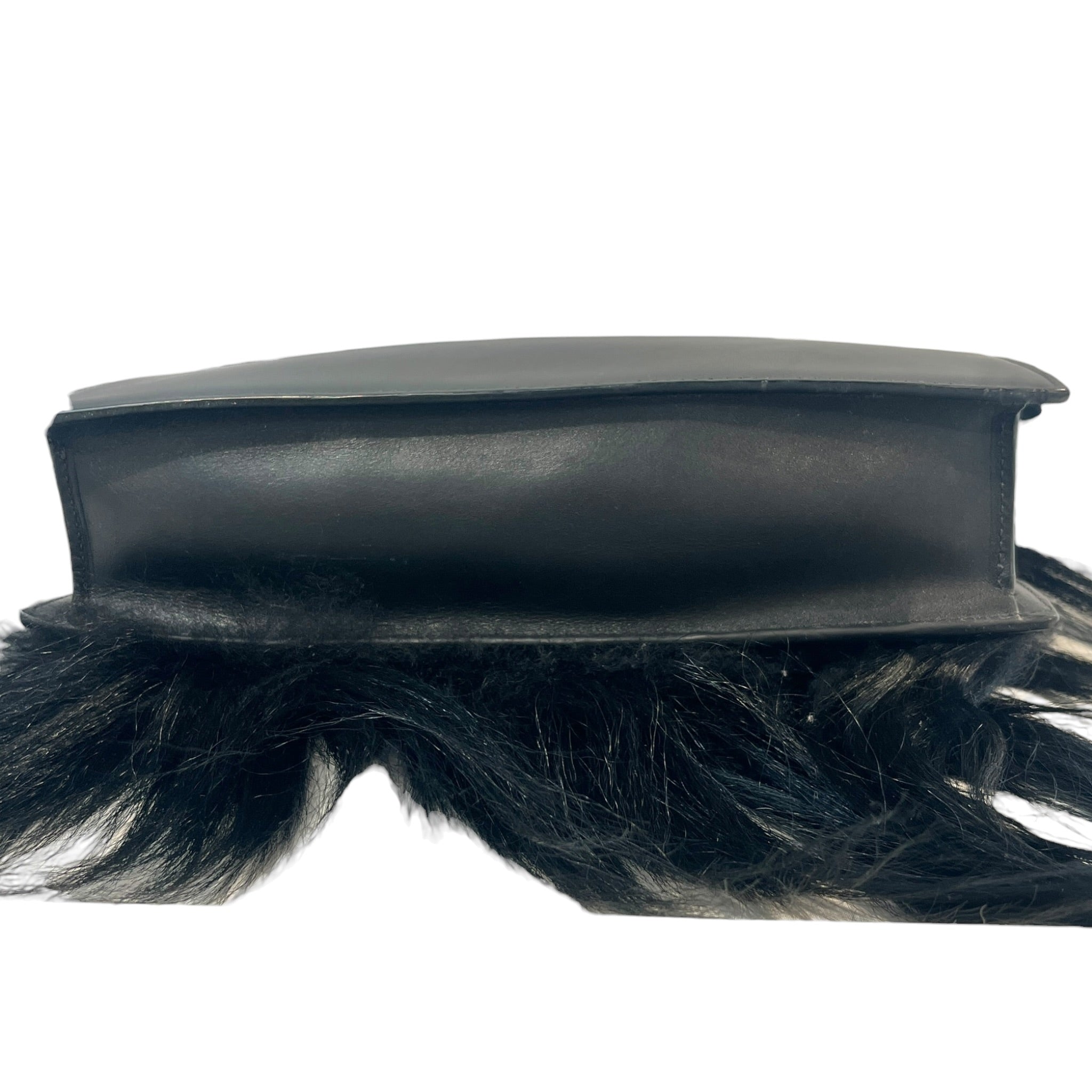 3.1 phillip lim/Cross Body Bag/Fur/BLK/DEPECHE CLUTCH EAST WEST view 3