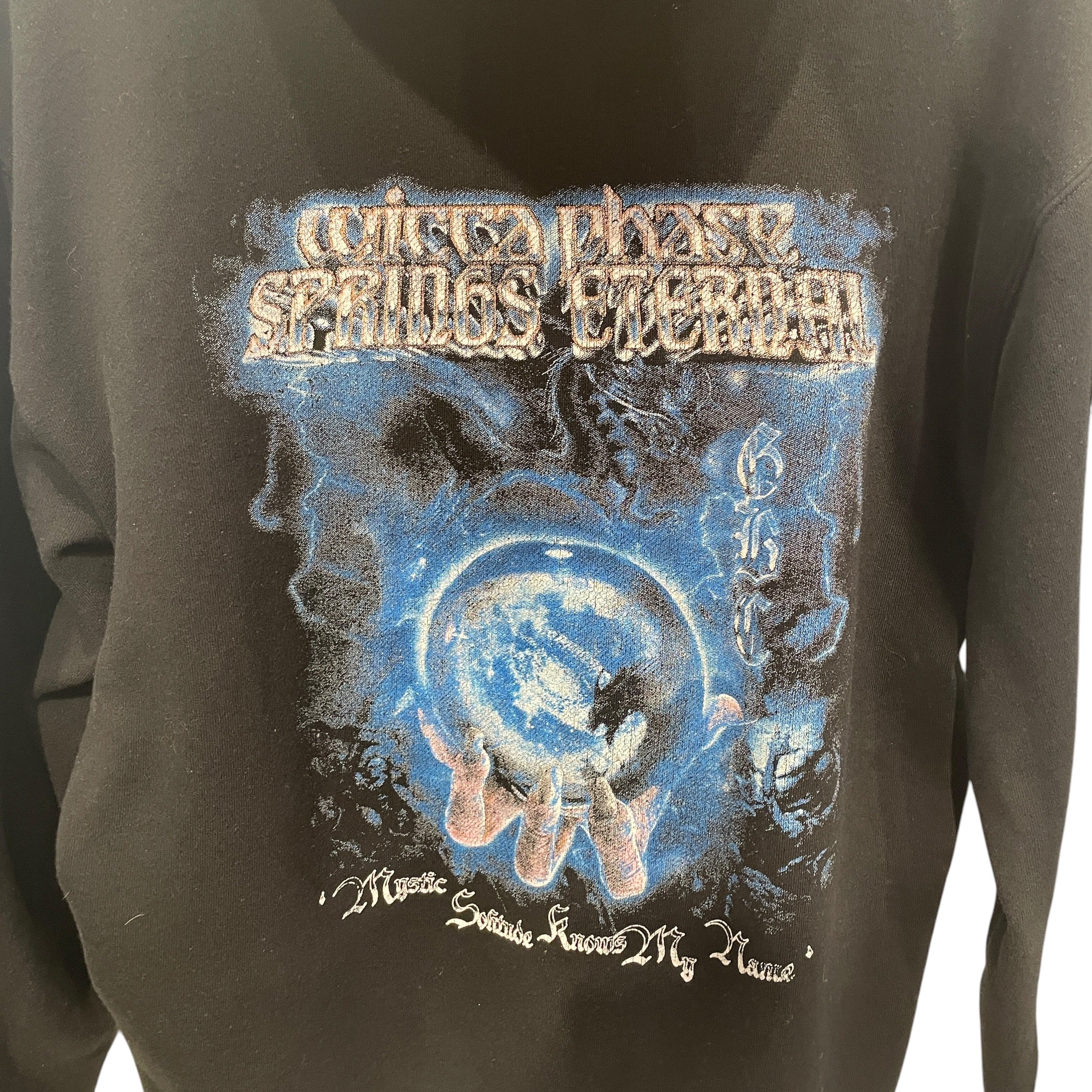WICCA PHASE SPRINGS ETERNAL/Hoodie/M/Graphic/Cotton/BLK/GBC view 5