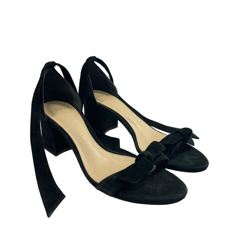 Alexandre Birman///Heels/EU 38/Plain/Suede/BLK//W [Contemporary] Feminine/