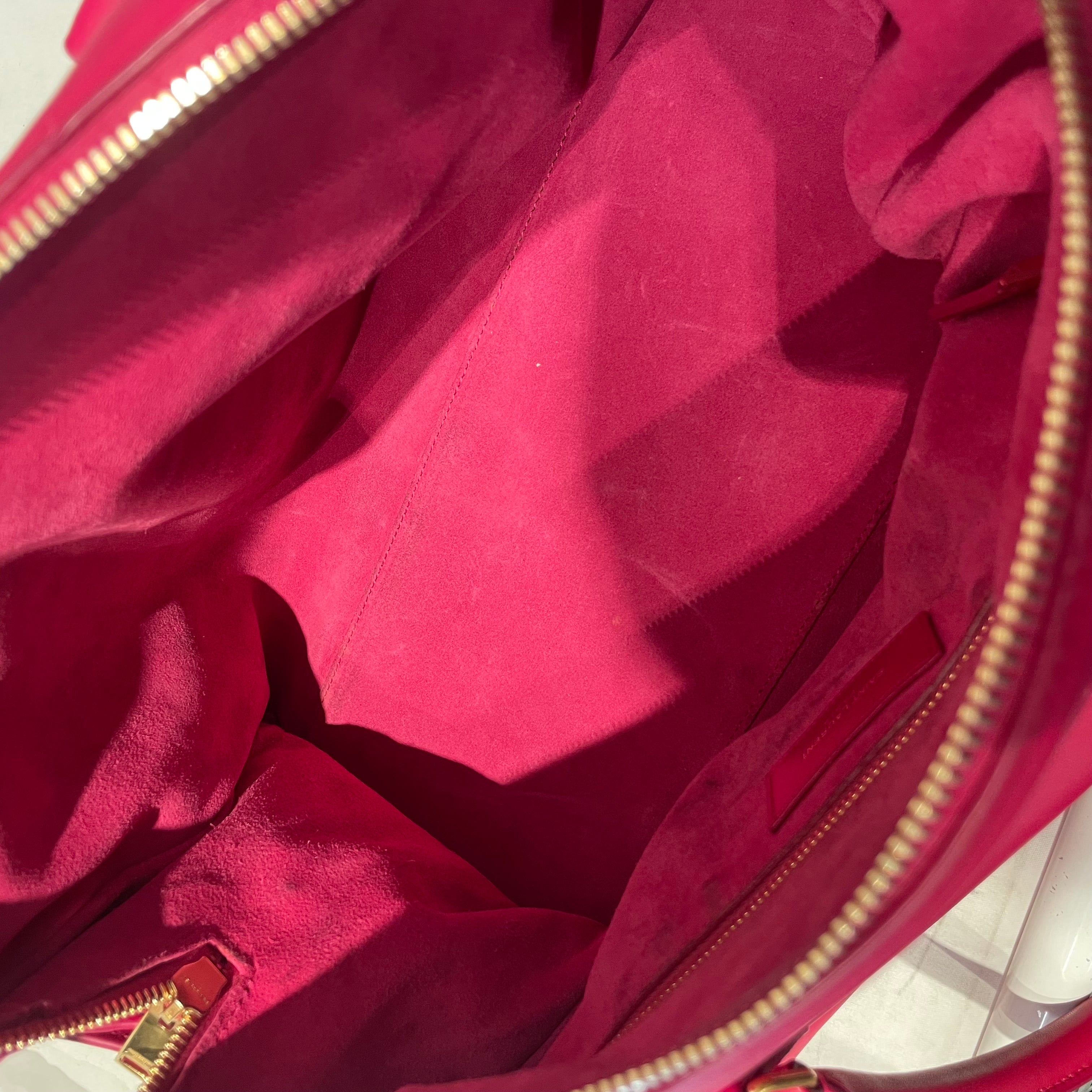 SAINT LAURENT/Bag/Leather/RED/Classic Duffle- Calfskin view 6