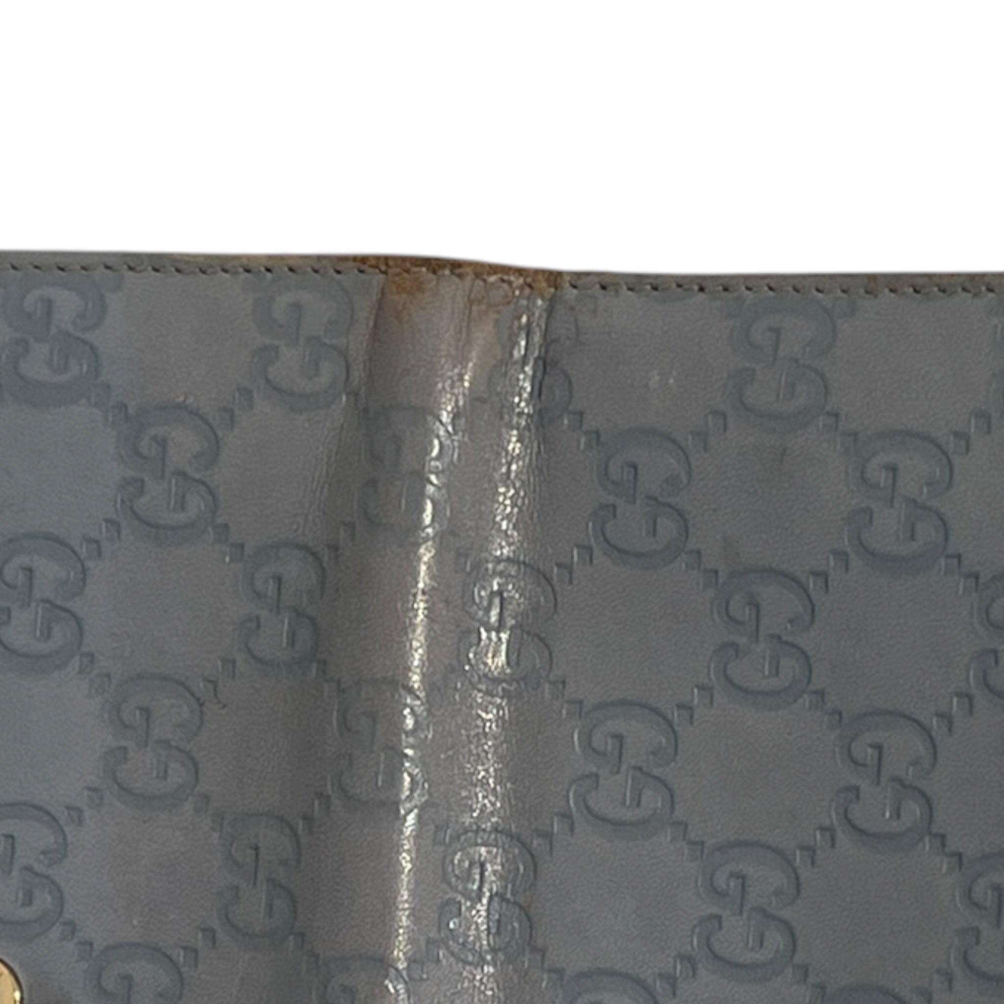 GUCCI/Wallet/Monogram/Leather/BLU/ view 6