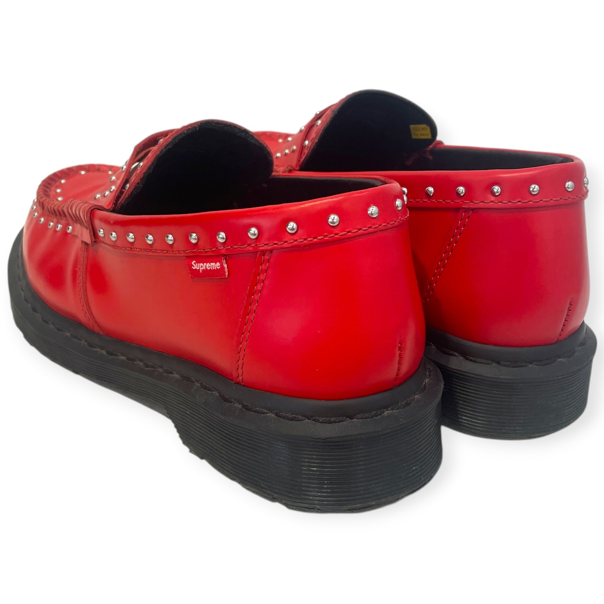 Dr.Martens/Supreme/Dress Shoes/US 10/Leather/RED/Studded Penton Loafer view 2