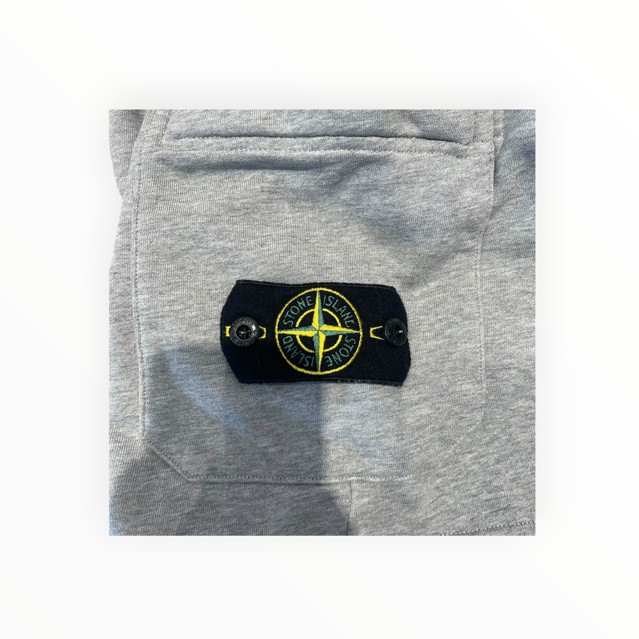 STONE ISLAND/Shorts/XL/Cotton/GRY/GREY SWEATSHORTS view 6