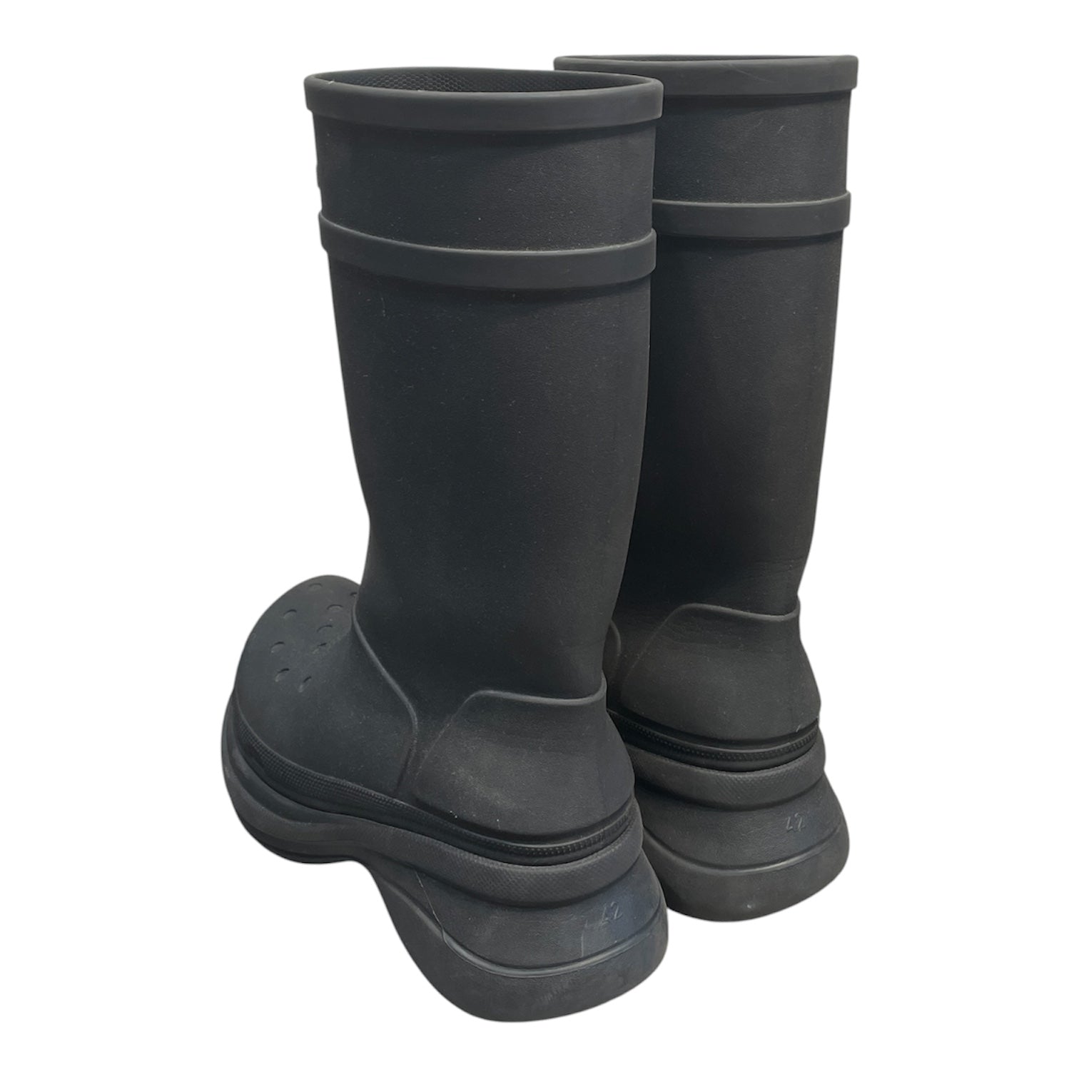 BALENCIAGA/Boots/US 10/BLK/CROCS view 2
