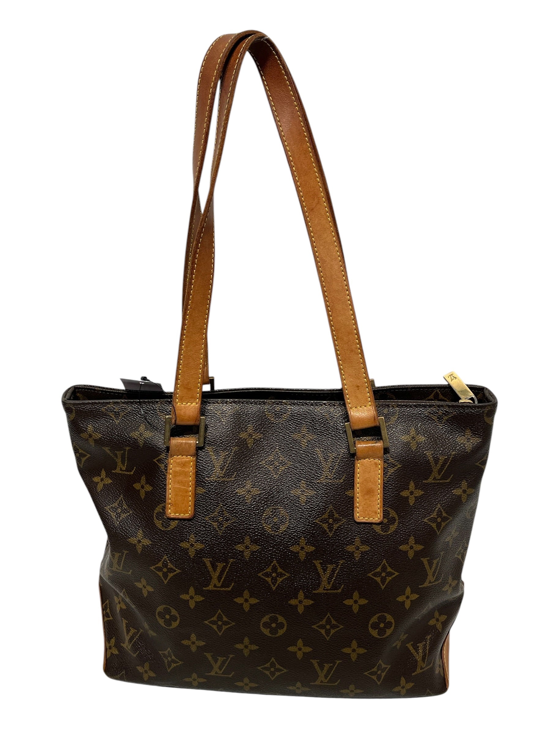 LOUIS VUITTON/Bag/Monogram/Leather/BRW/CABAS PIANO view 3