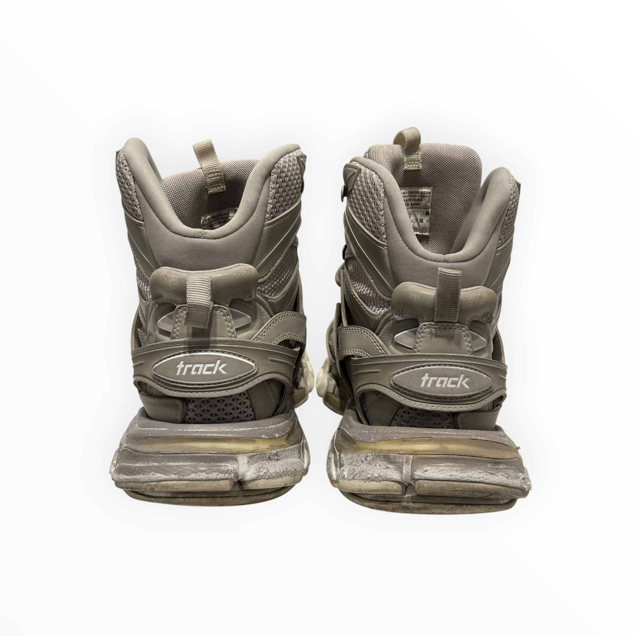 BALENCIAGA/Low-Sneakers/US 8/BEG/track hike high-top view 8