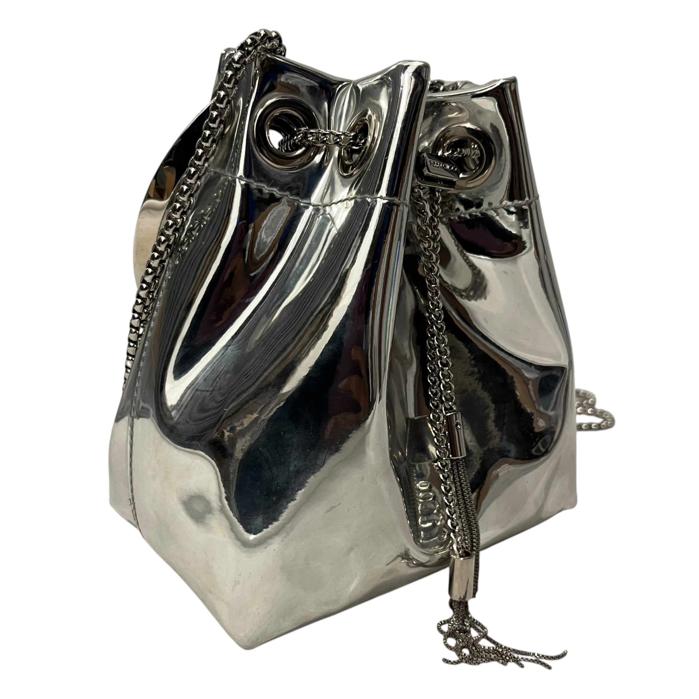 JIMMY CHOO/Bag/SLV/jimmy choo silver bonbon bag view 5