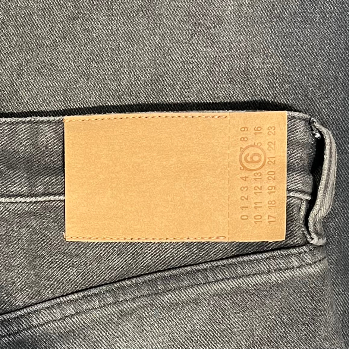 MM6/Wide Leg Pants/28/Cotton/GRY/loose thread view 5