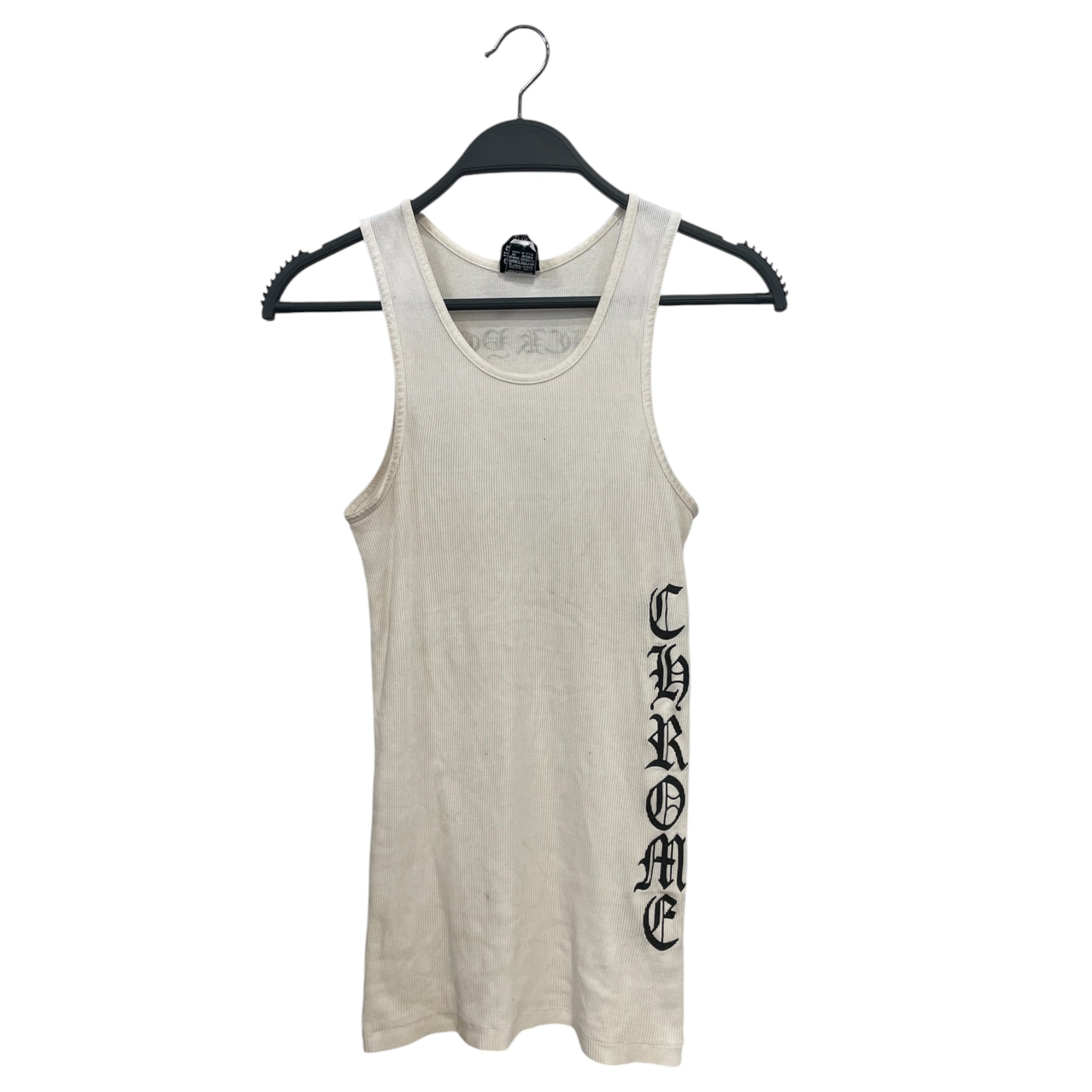 CHROME HEARTS/T-Shirt/M/Cotton/WHT/F U Bck BLK text view 1