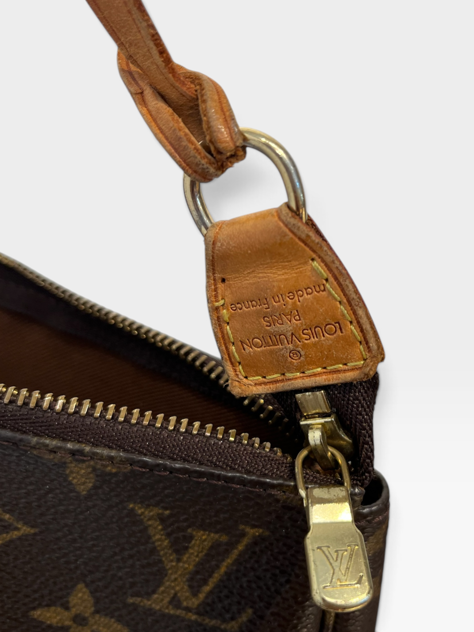 LOUIS VUITTON/Bag/Monogram/Leather/BRW/pochette view 5