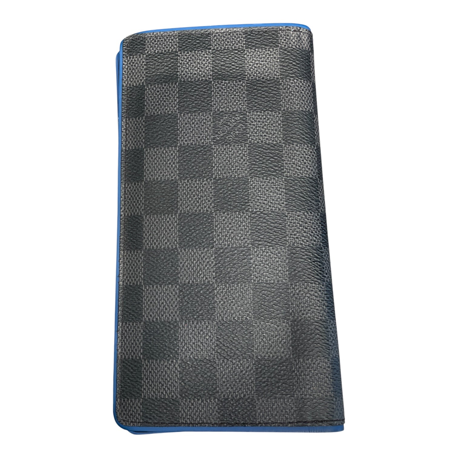 LOUIS VUITTON/Bifold Wallet/Monogram/Leather/BLK/BLUE INTERIOR view 2