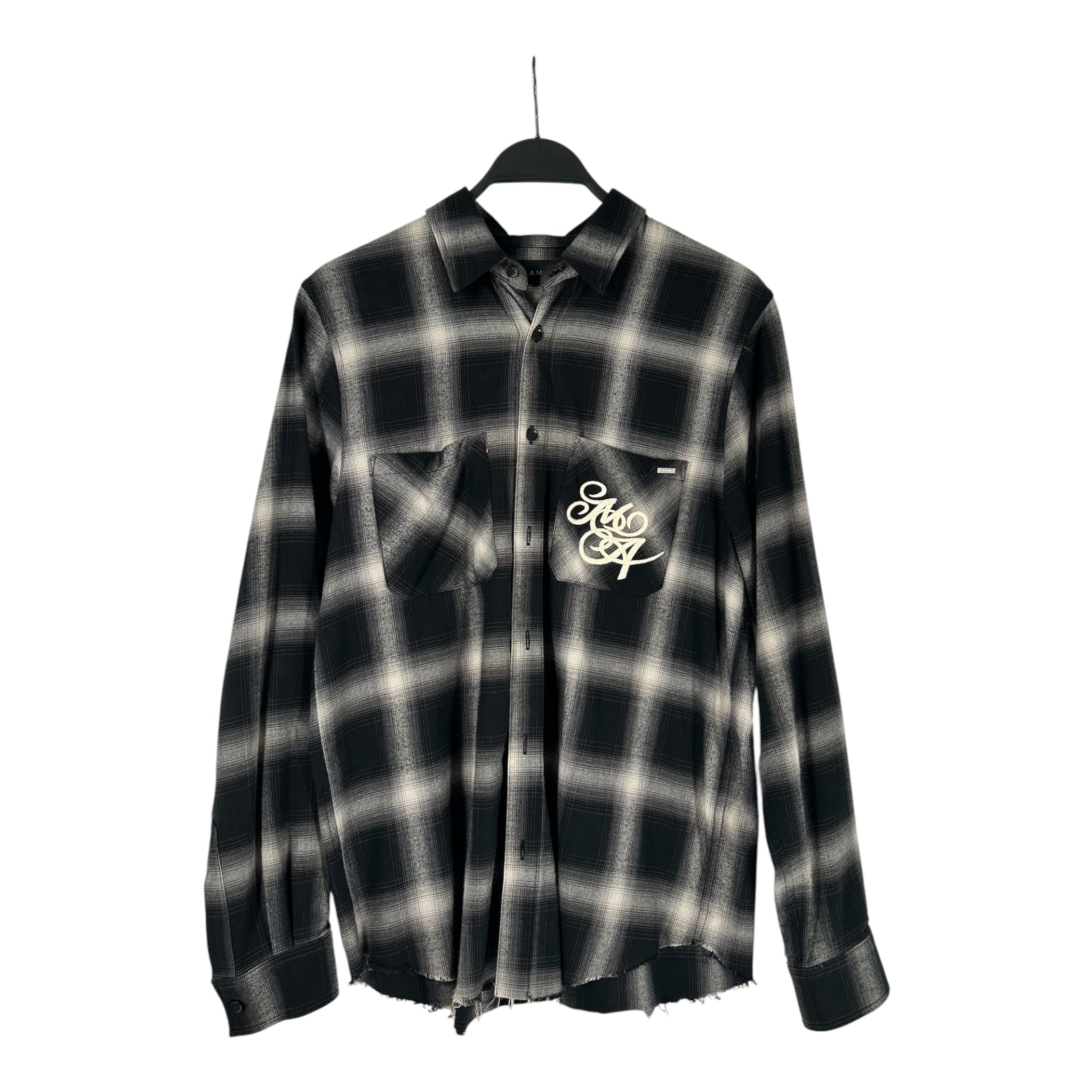 AMIRI/LS Shirt/S/Cotton/BLK/Plaid/AMSTFL1006 view 1
