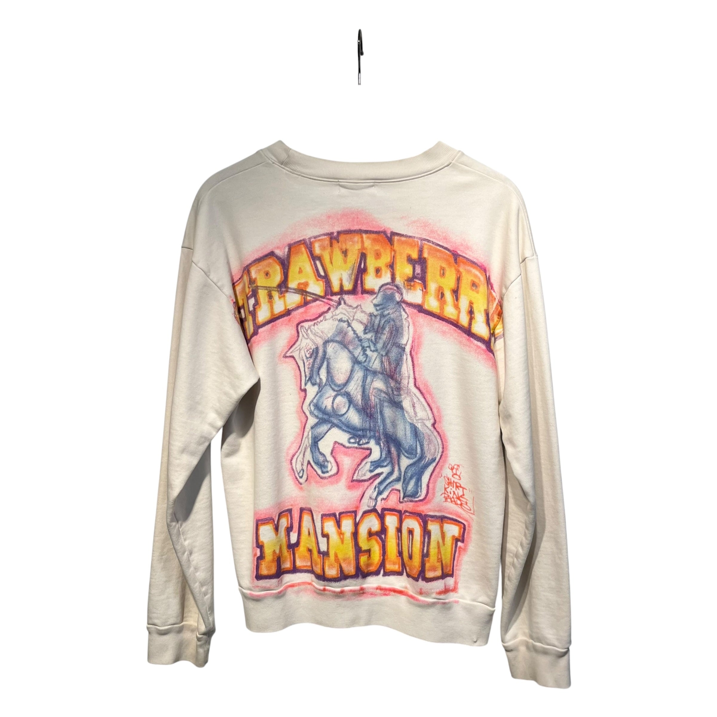 STRAWBERRY MANSION/Sweatshirt/S/Cotton/WHT/ view 2
