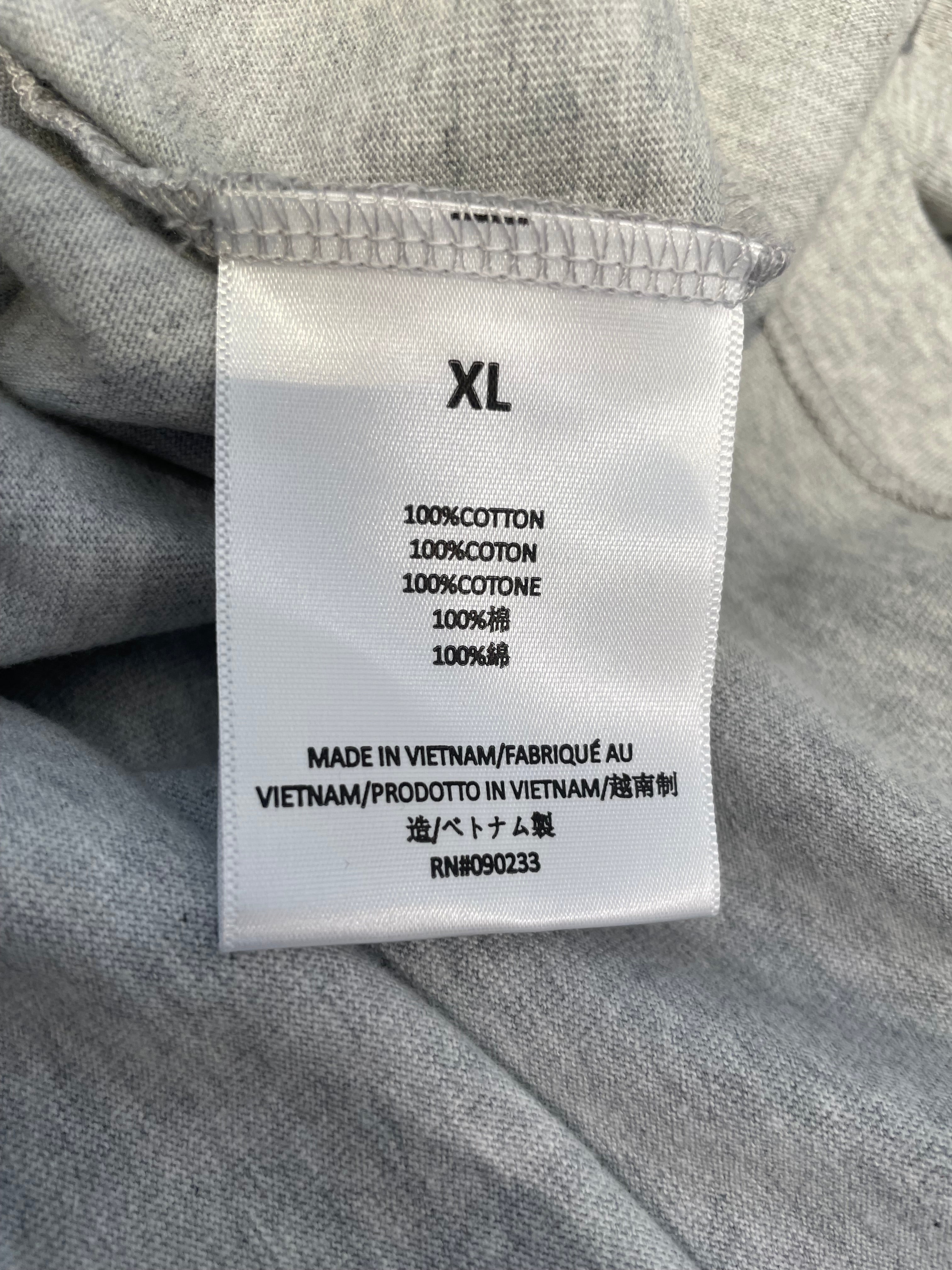 ESSENTIALS/LS T-Shirt/XL/Cotton/GRY/silcone logo view 5