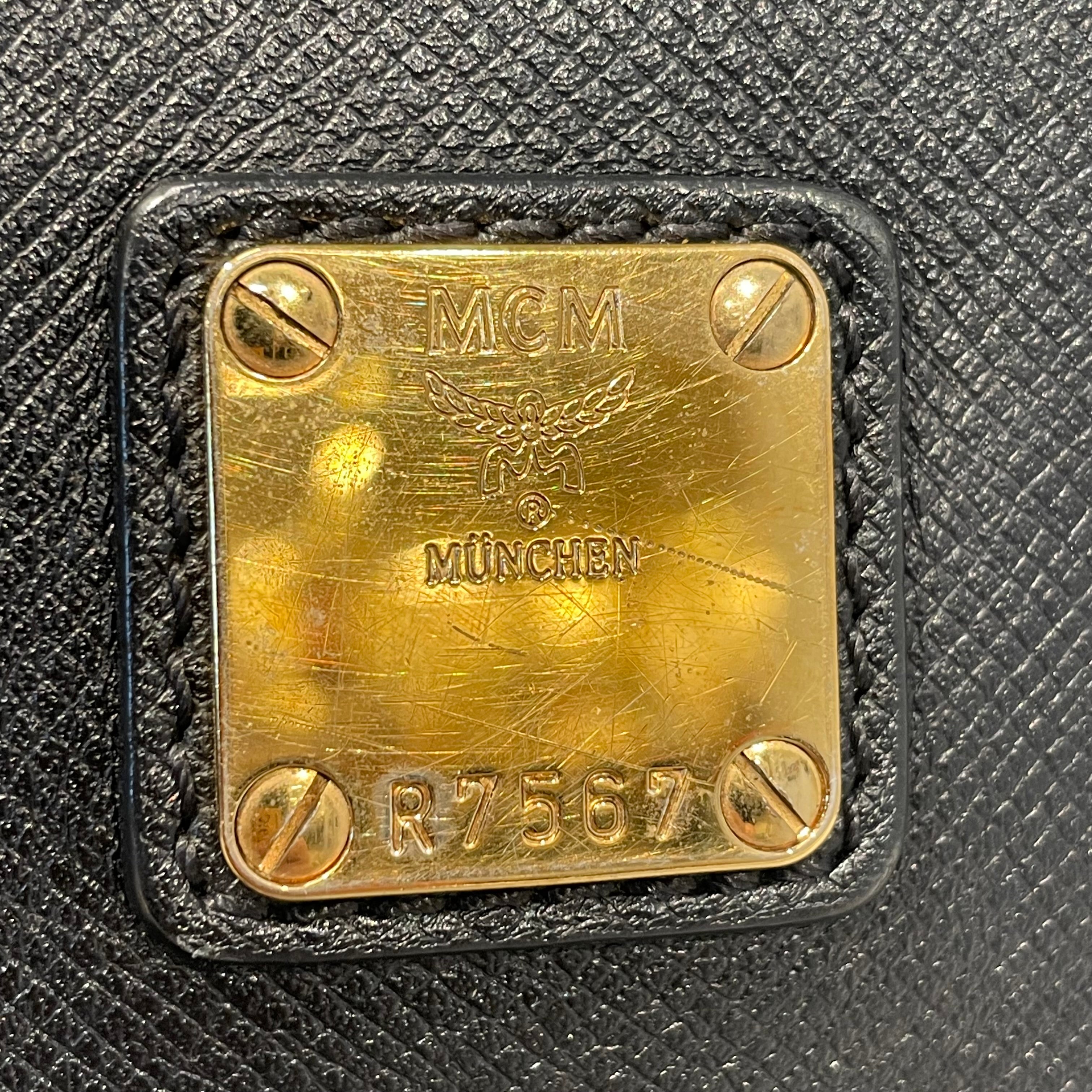 MCM/Hand Bag/Leather/BLK/R7567 view 5