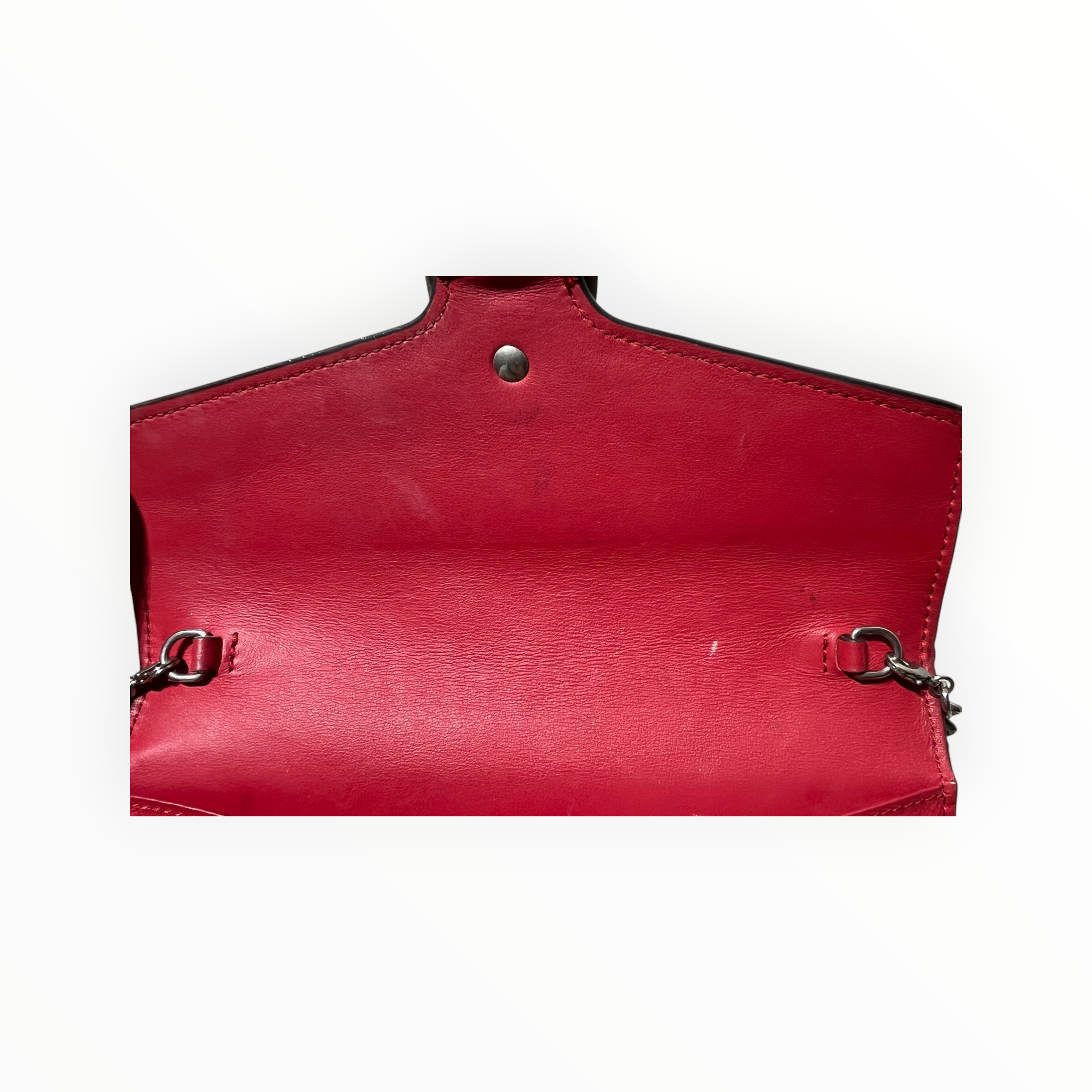GUCCI/Cross Body Bag/Monogram/Leather/BRW/DYONISUS RED INNER WALLET view 6