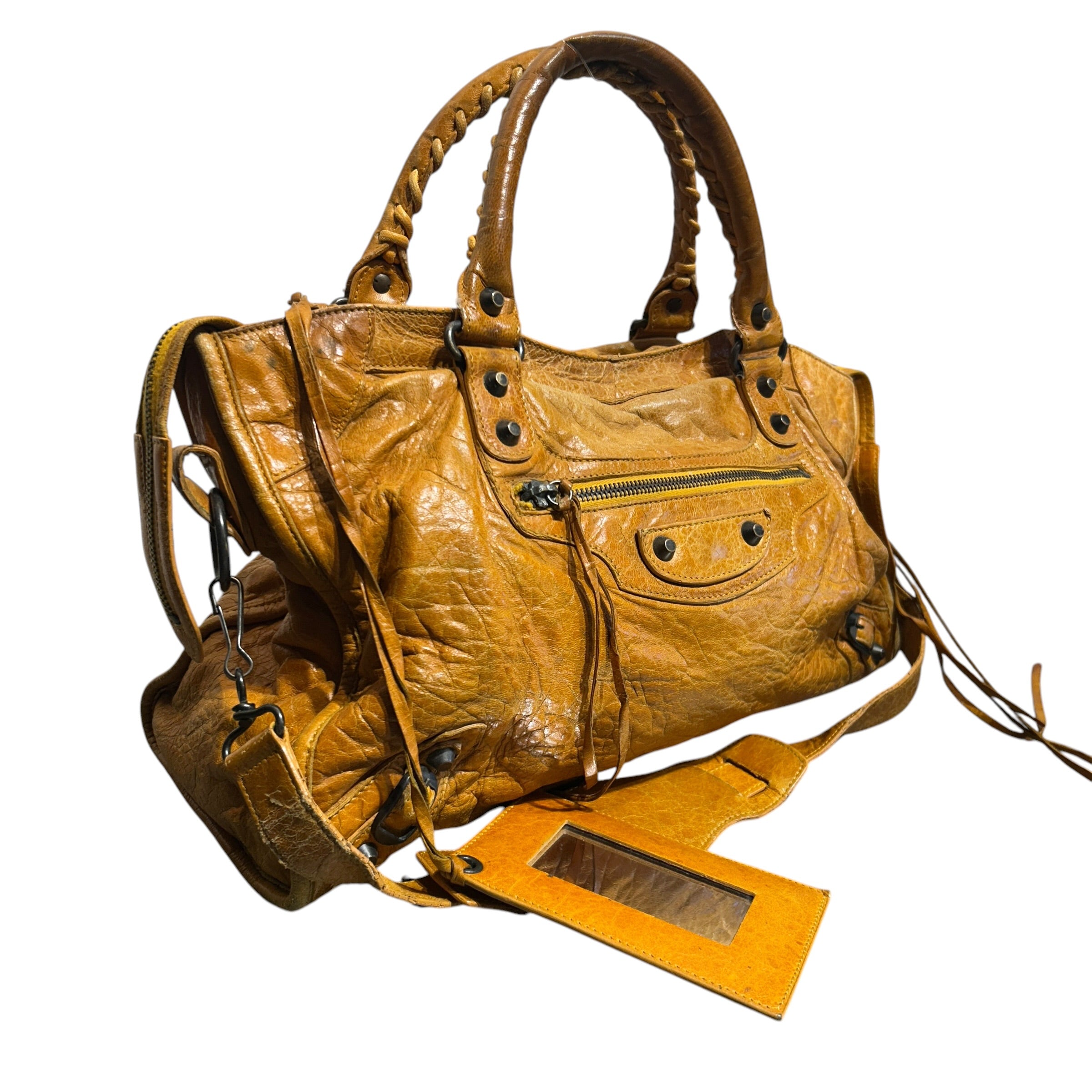 BALENCIAGA/Bag/Leather/ORN/CITY view 6