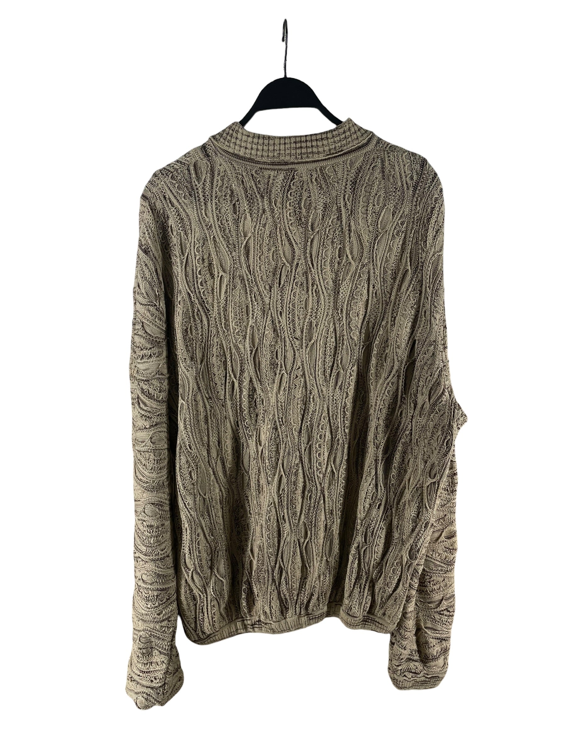 COOGI/Sweater/XXXL/All Over Print/Cotton/BEG/POLO KNIT view 2
