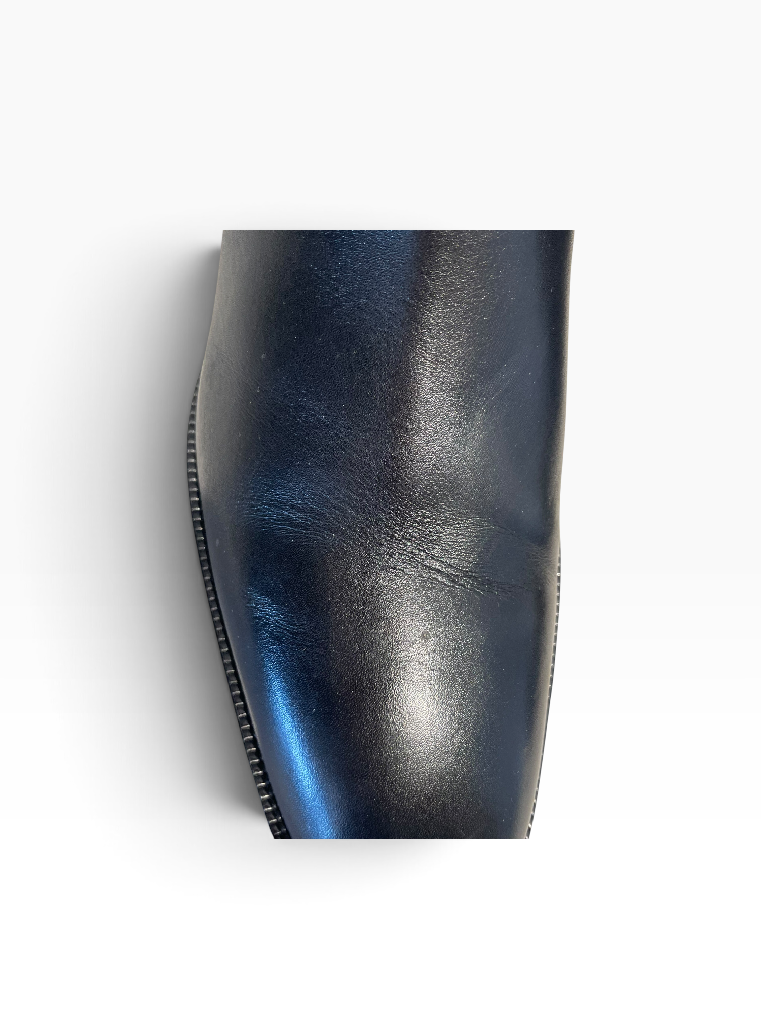 Christian Louboutin/Chelsea Boots/EU 42/Leather/BLK/Calf Leather Spiked Chelsea view 6