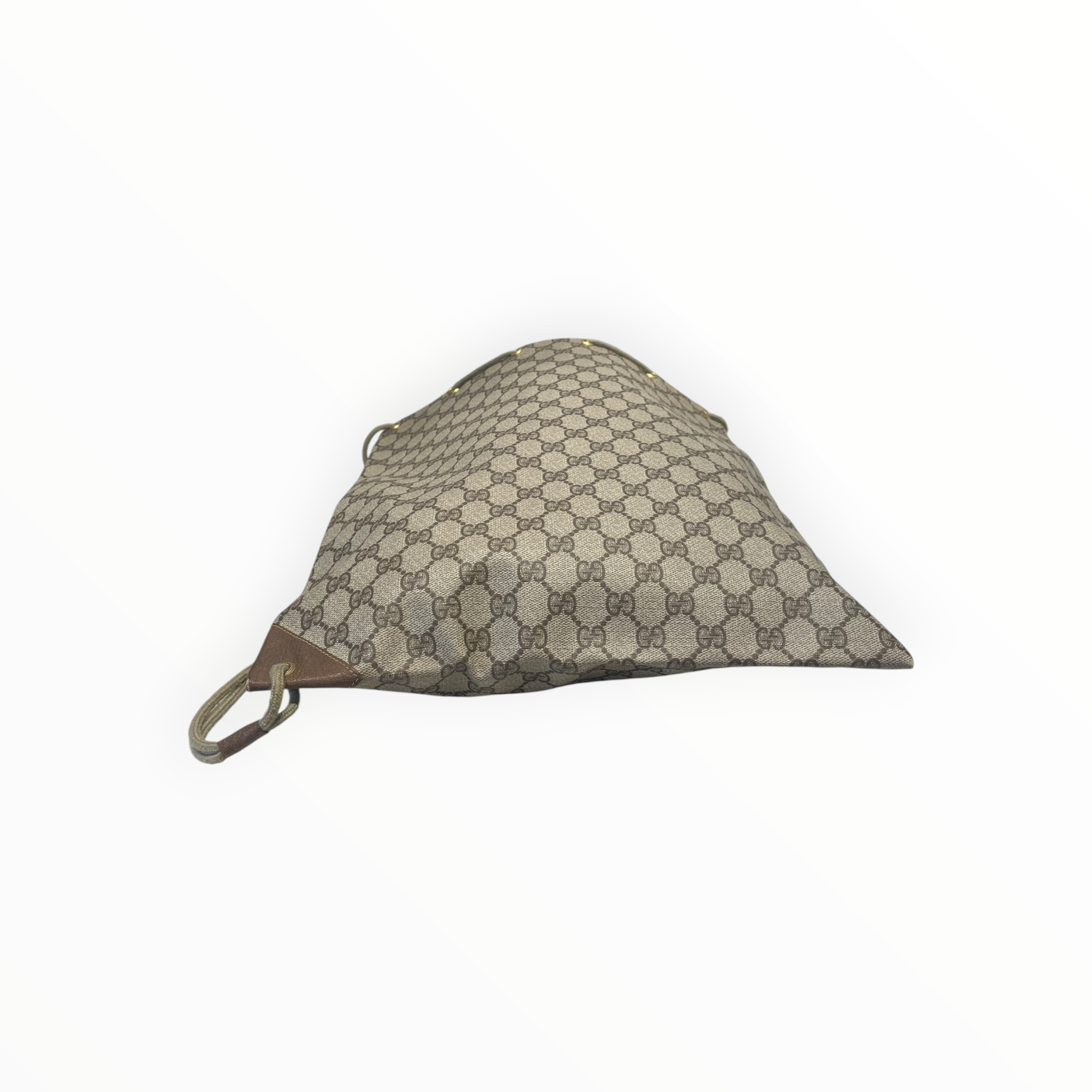 GUCCI/Backpack/Monogram/Leather/BRW/Gucci GG Drawstring view 3