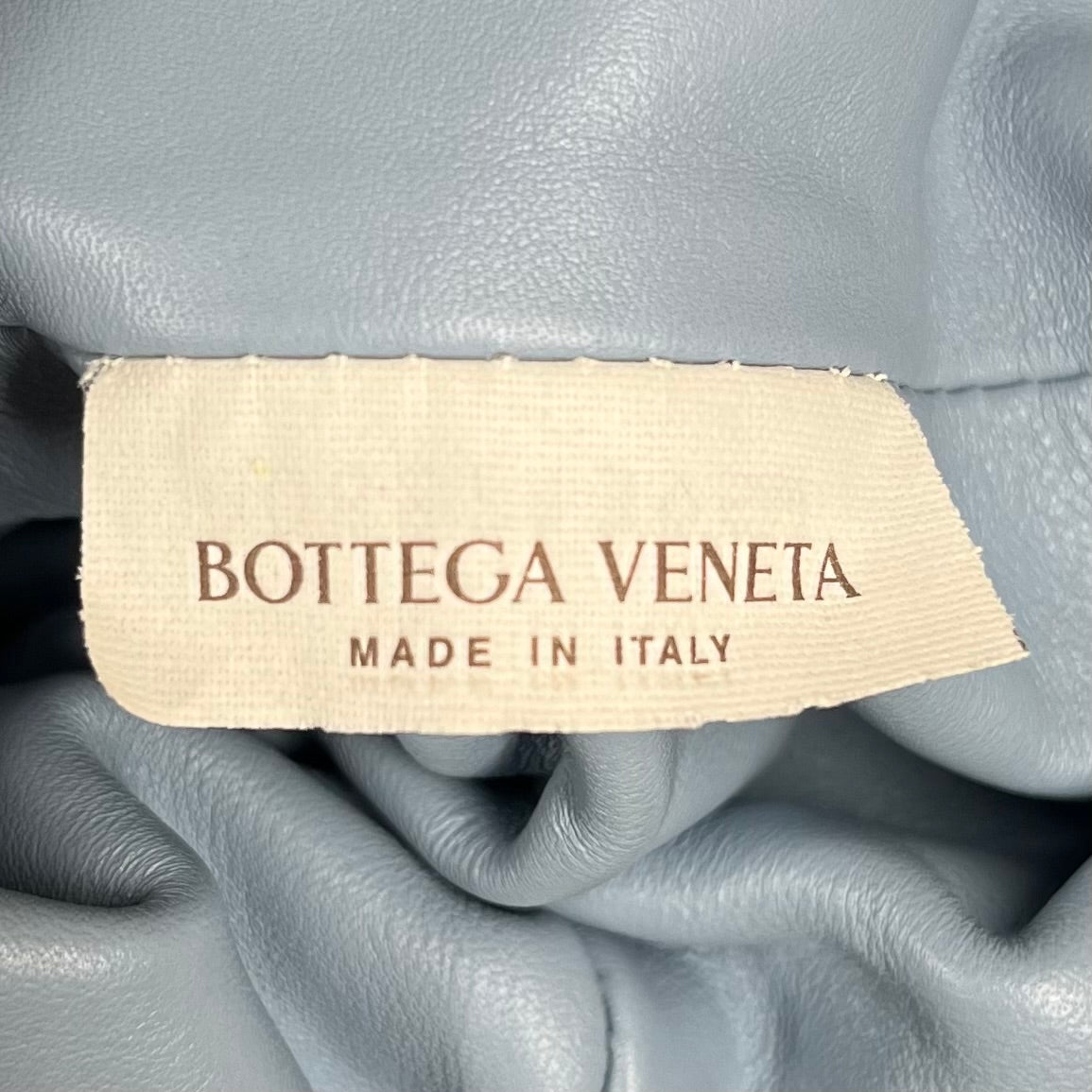 BOTTEGA VENETA/Pouch/Leather/BLU/Light Blue Mini Pouch Bag view 5