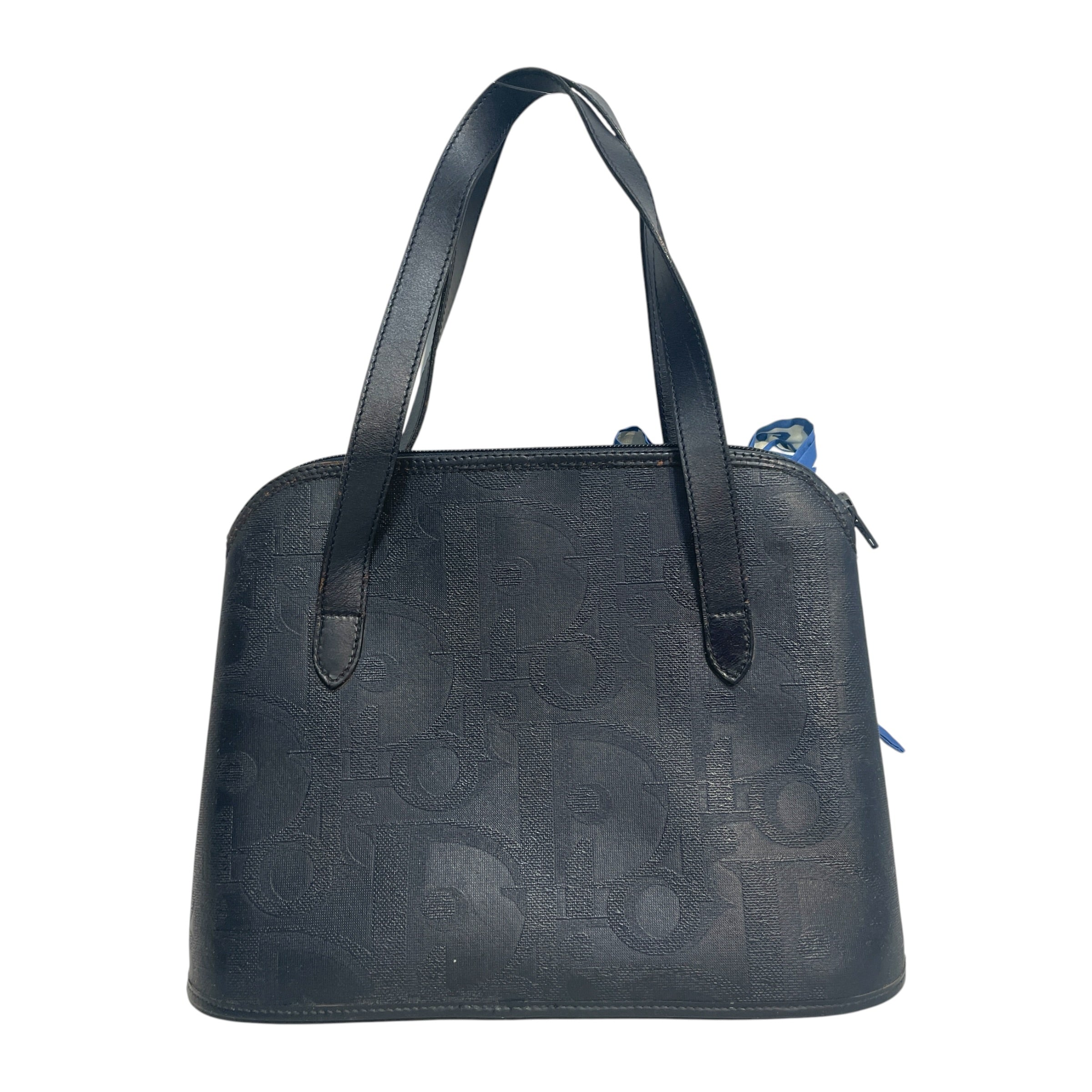 Christian Dior/Bag/Leather/BLU/SHoulder bag view 3