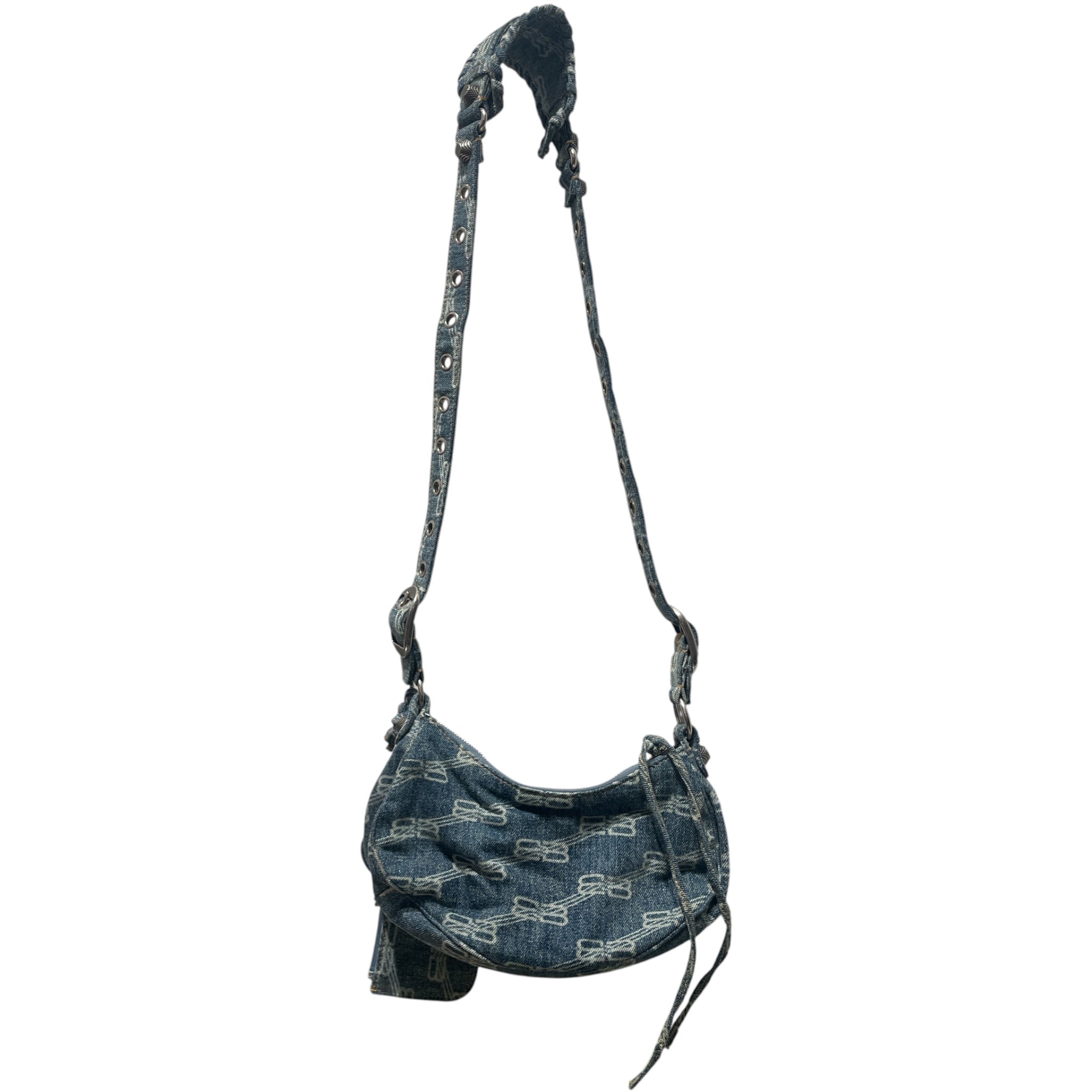 BALENCIAGA/Cross Body Bag/All Over Print/Denim/IDG/DENIM CAGOLE view 2