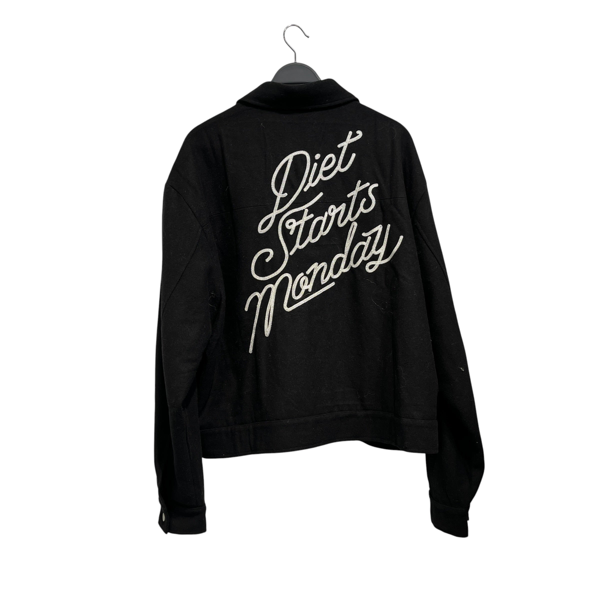 DIETSTARTSMONDAY/Jacket/XL/Wool/BLK/CROSTITCH JACKET WOOL view 2