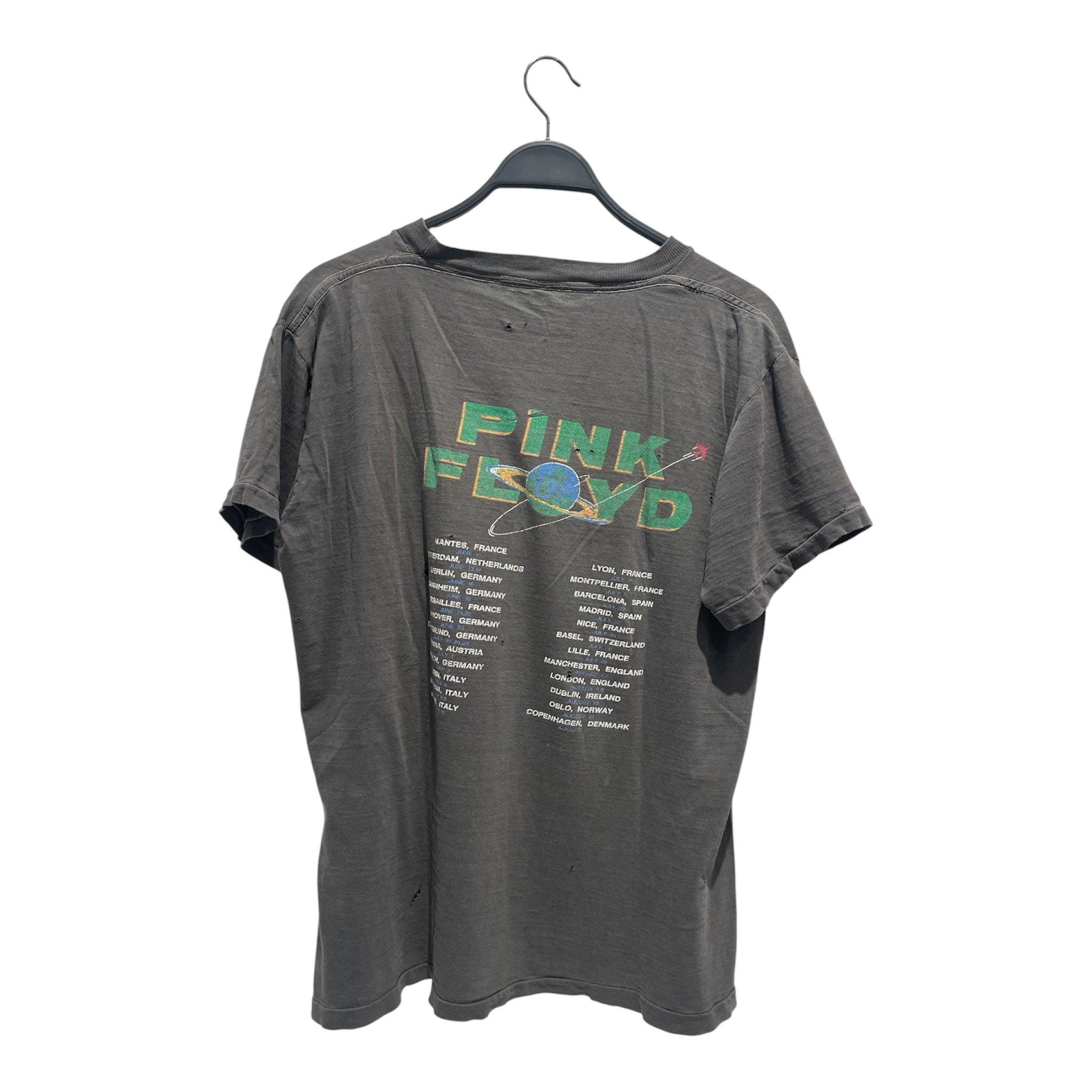 Vintage/T-Shirt/L/Cotton/BLK/Graphic/pink floyd1987 view 2