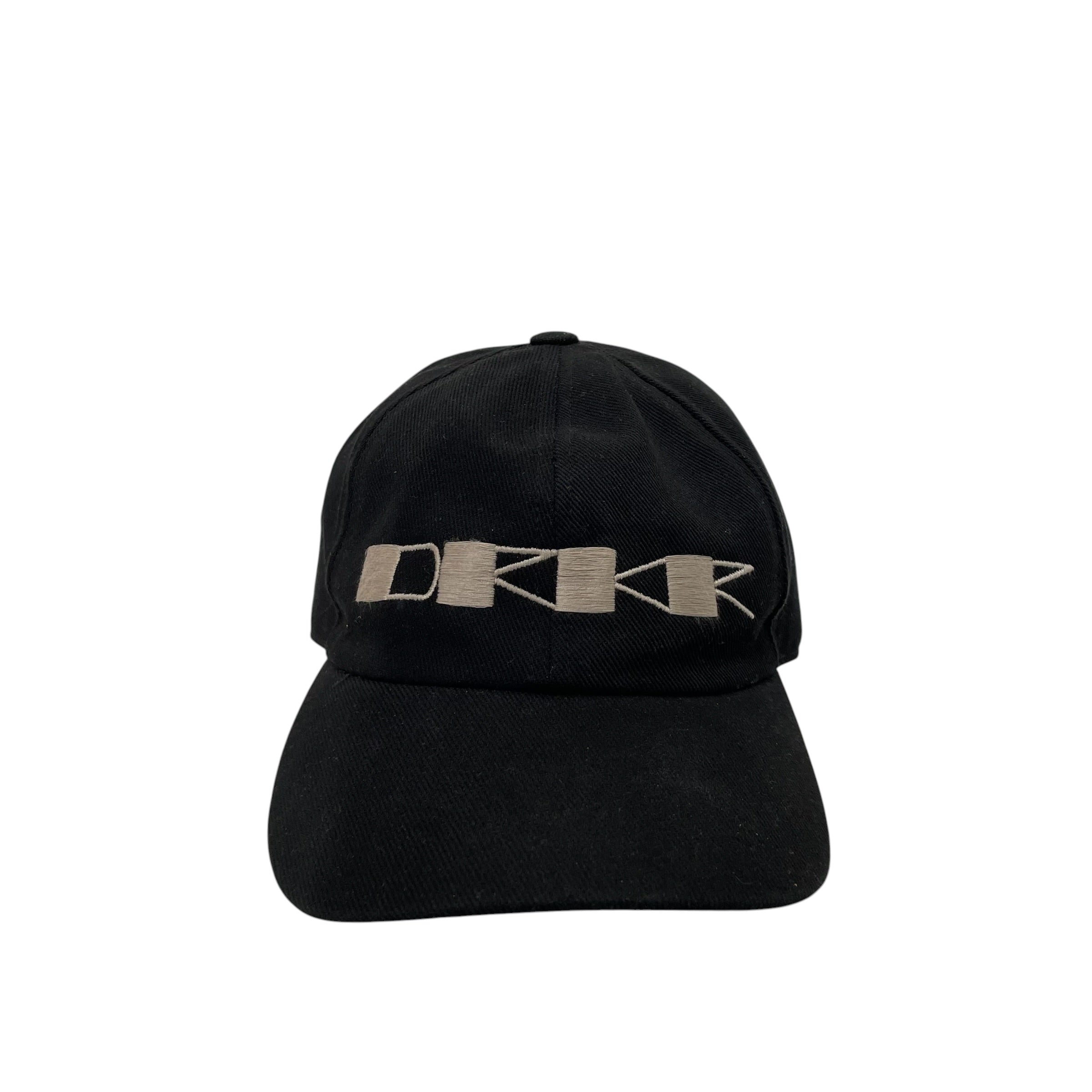 RICK OWENS DRKSHDW/Headwear/M/Cotton/BLK/drkshdw baseball cap view 1