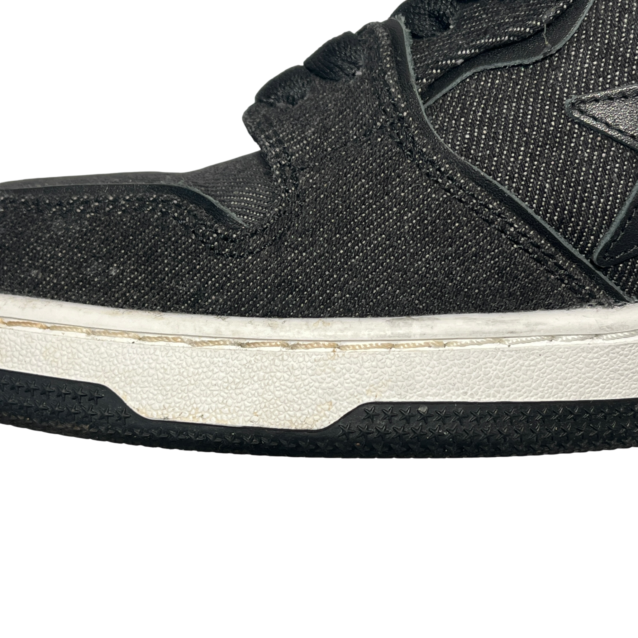 BAPE STA!/Low-Sneakers/US 8.5/Denim/BLK/BAPE STA SK8 DENIM 93' view 7