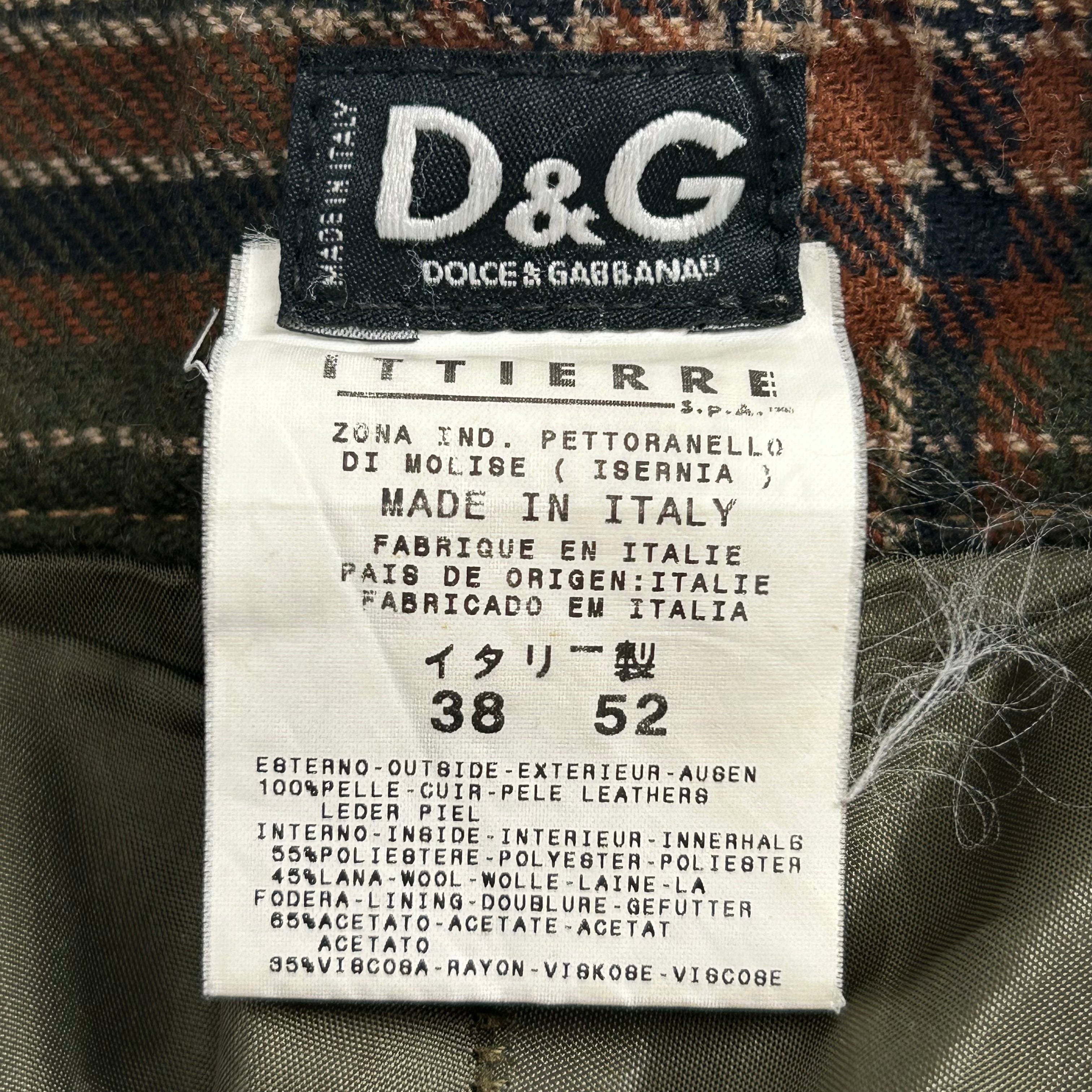 D&G/Straight Pants/38/Suede/BEG/SUEDE PANTS view 3