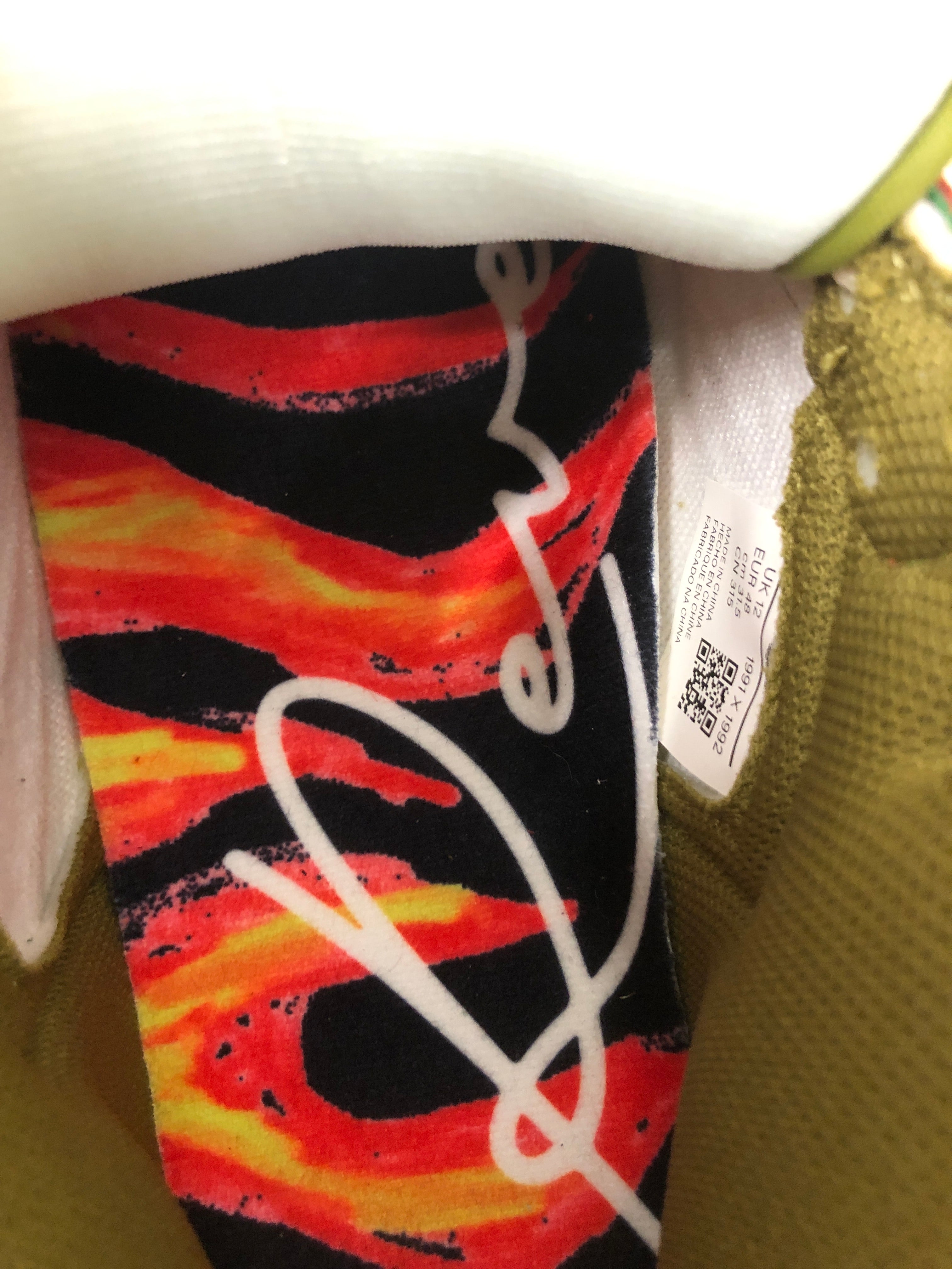 KOOL KIY/Hi-Sneakers/US 13/MLT/GREEN ORANGE BROWN view 4