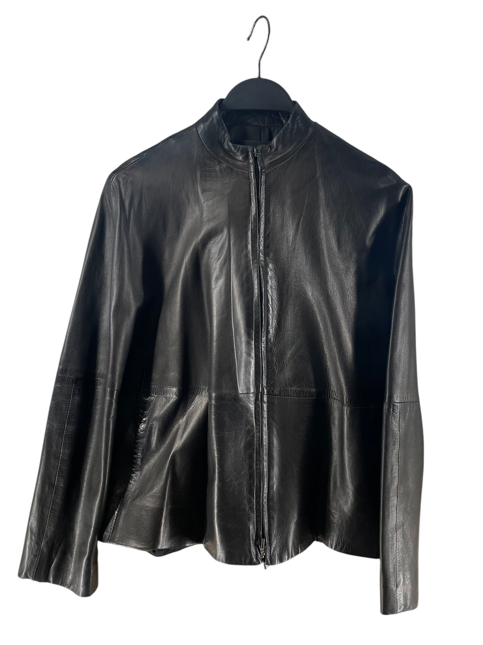 Donna Karan/Leather Jkt/8/Leather/BLK/CA 31127 view 1